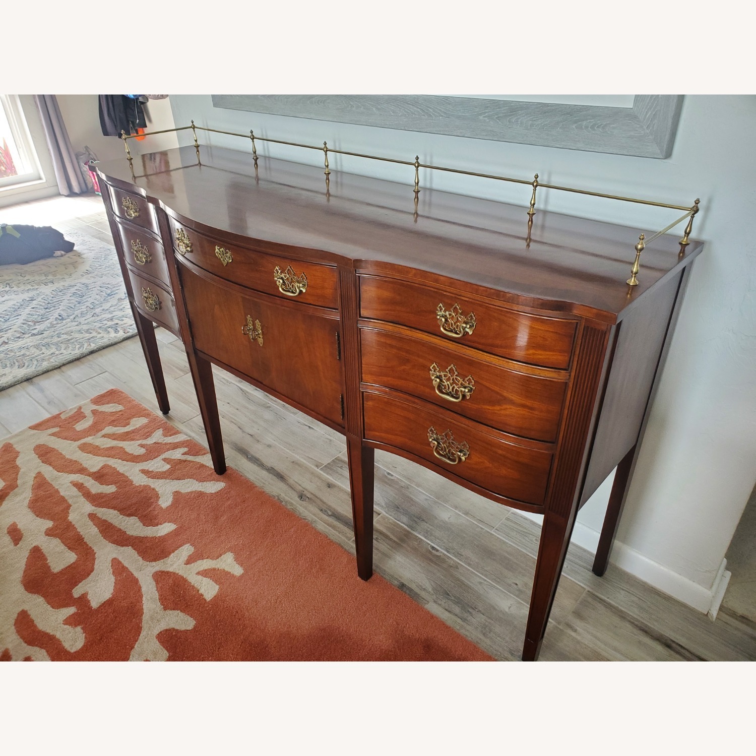 Vintage Thomasville Chippendale Sideboard - image-8