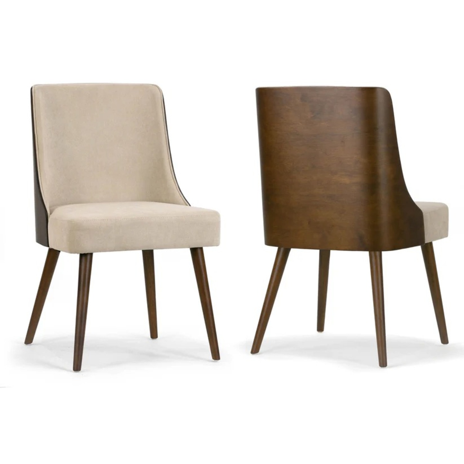 Mid-Century Modern Dining Chairs - Set of 4 - image-1