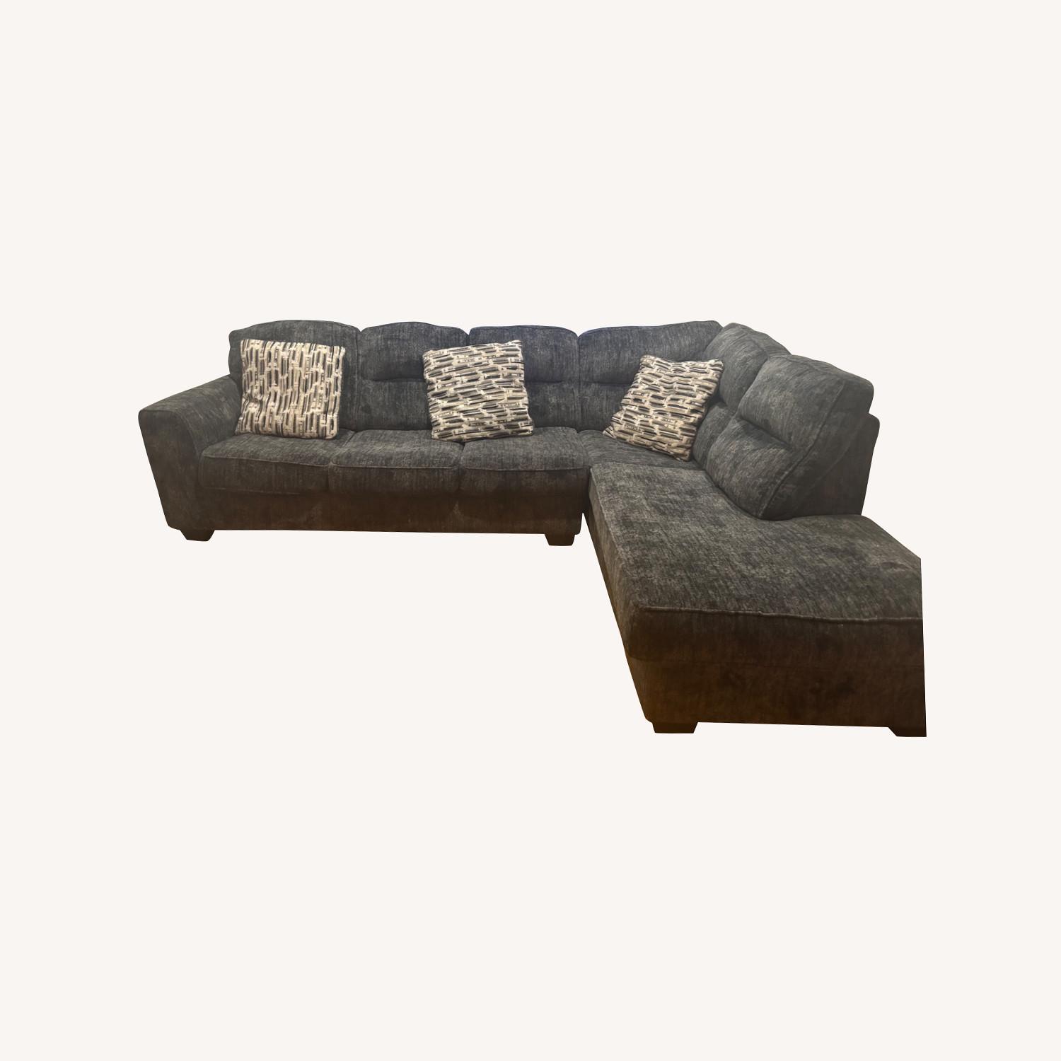 Gray 2 Piece Sectional - image-0