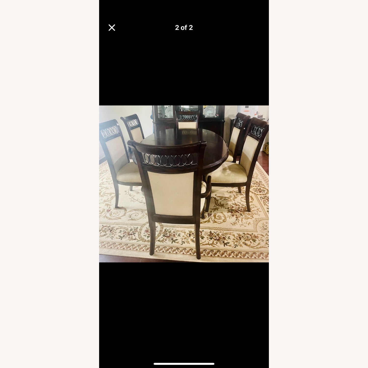 Oval Shape Dining Table and Chair Set - image-2