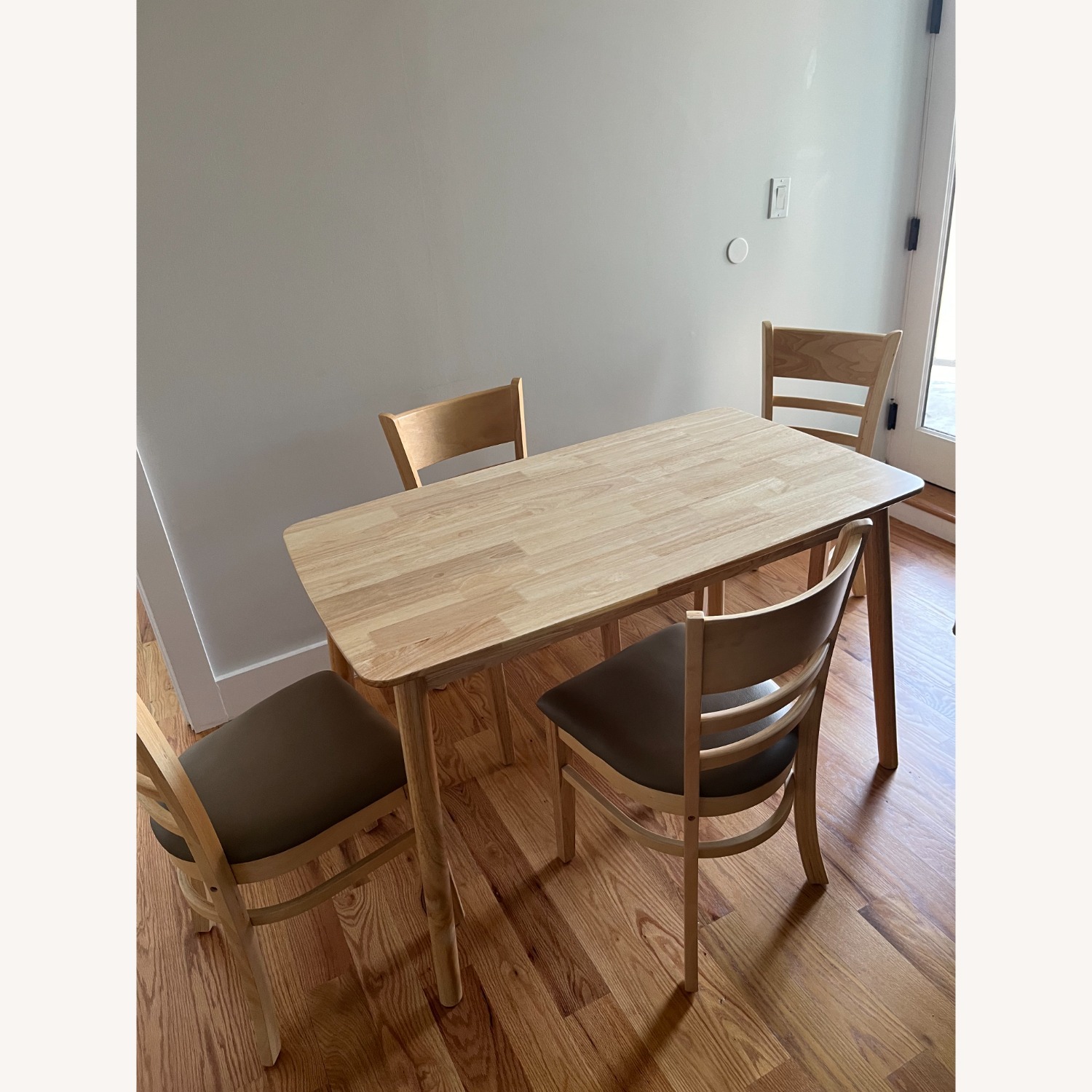 Person Rubberwood Solid Wood Dining Set - image-2