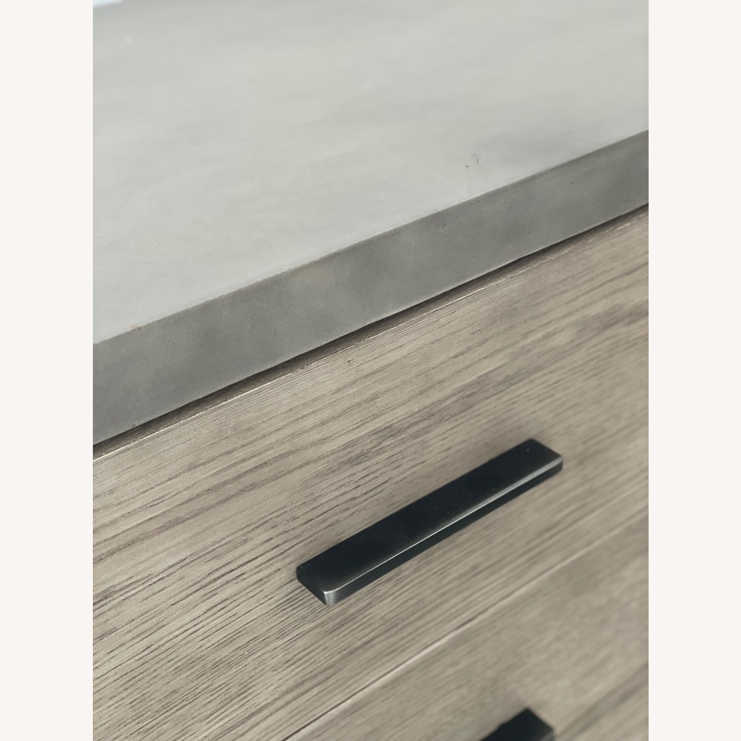 Restoration Hardware Meade Closed Nightstands with Concrete Top - image-3