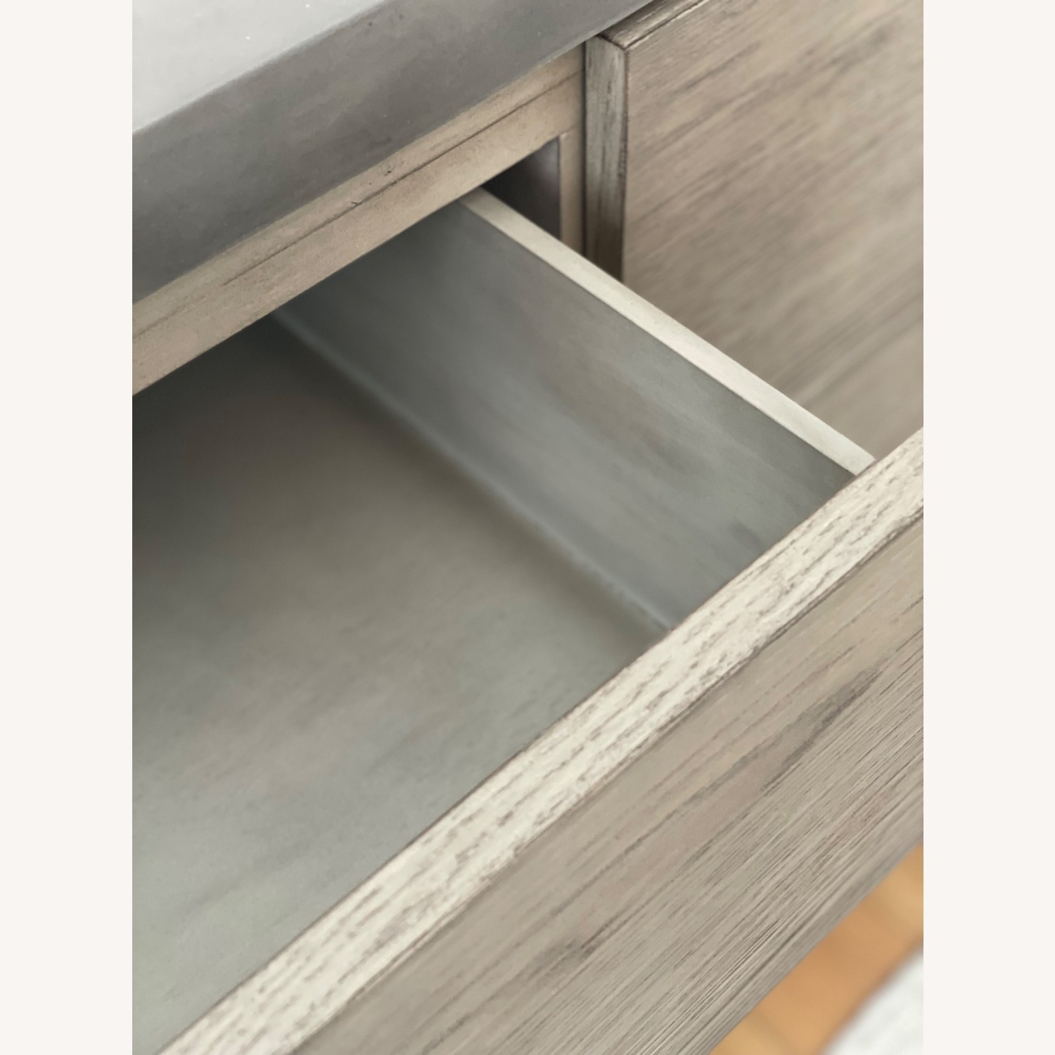 Restoration Hardware Meade Closed Nightstands with Concrete Top - image-2