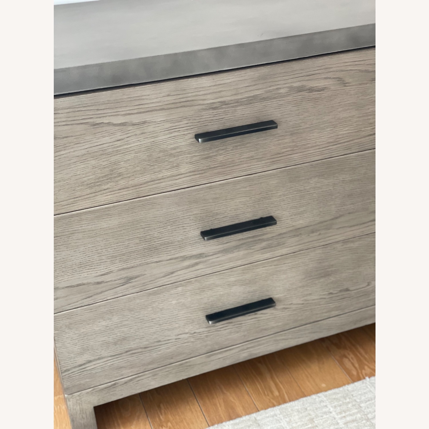 Restoration Hardware Meade 6-Drawer Dresser with Concrete Top - image-3