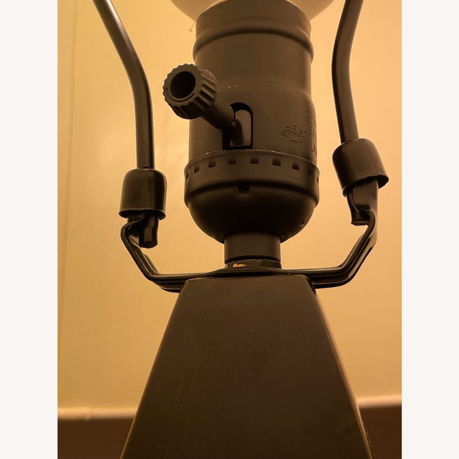 Crate & Barrel Metal Tapered Table Lamps - image-4