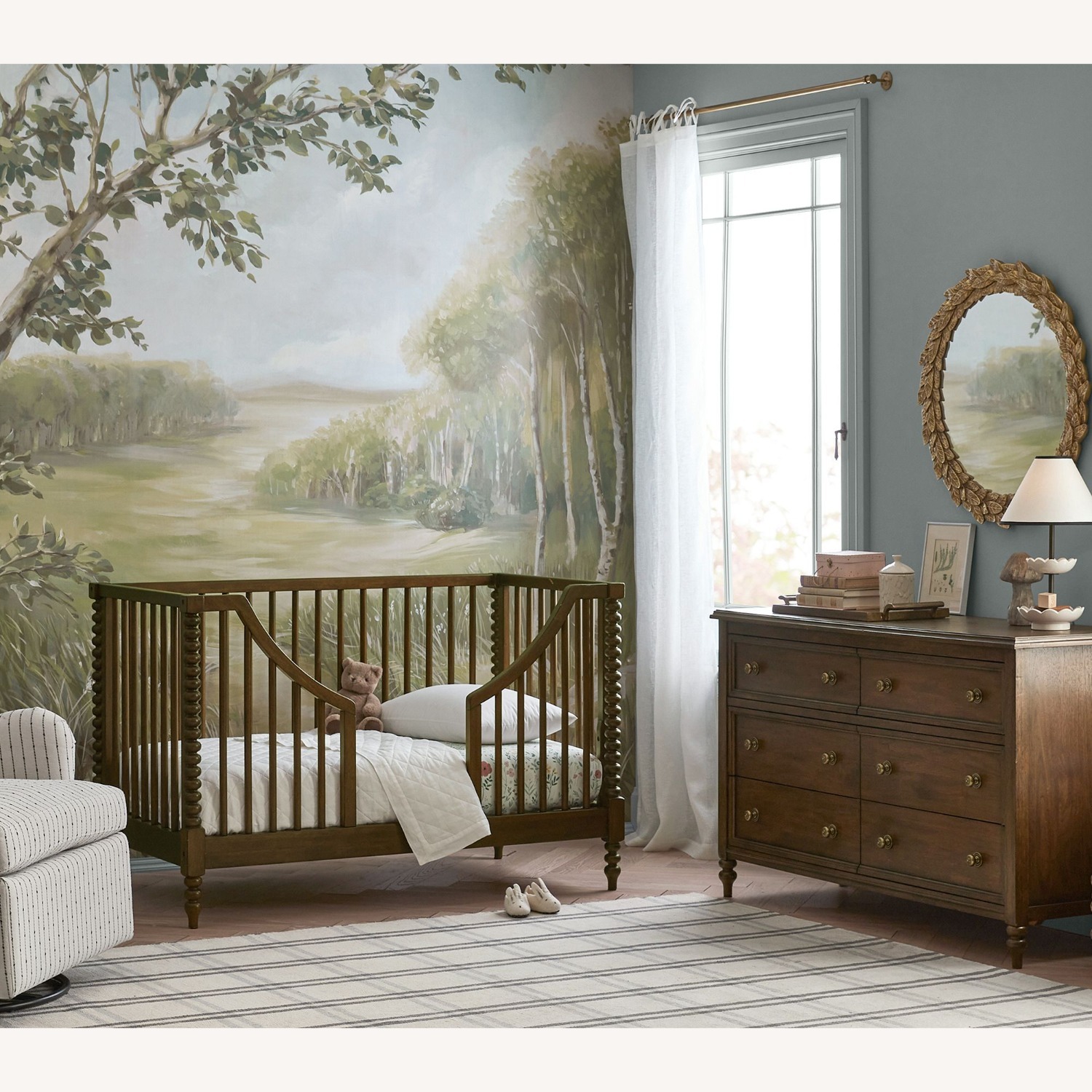 Pottery Barn Kids Chris Loves Julia Turned Wood Dresser - image-4