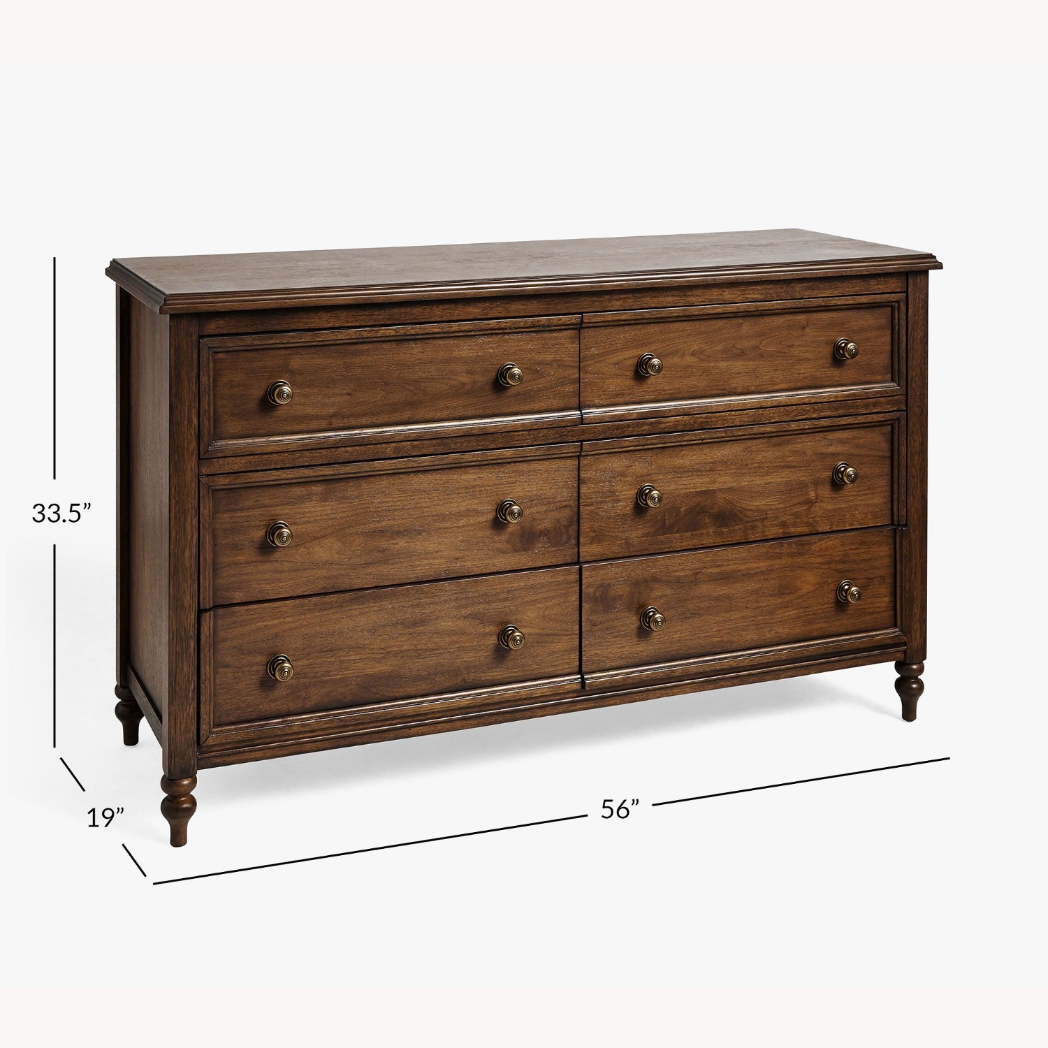 Pottery Barn Kids Chris Loves Julia Turned Wood Dresser - image-2