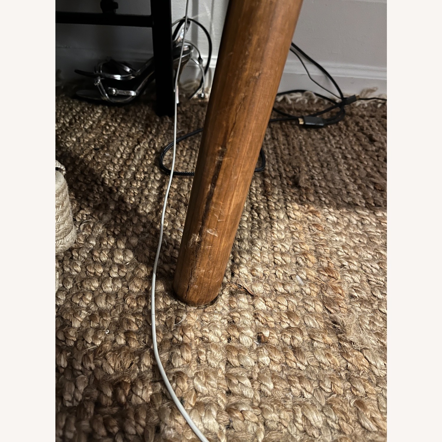 Solid Wood Teak Desk - image-3