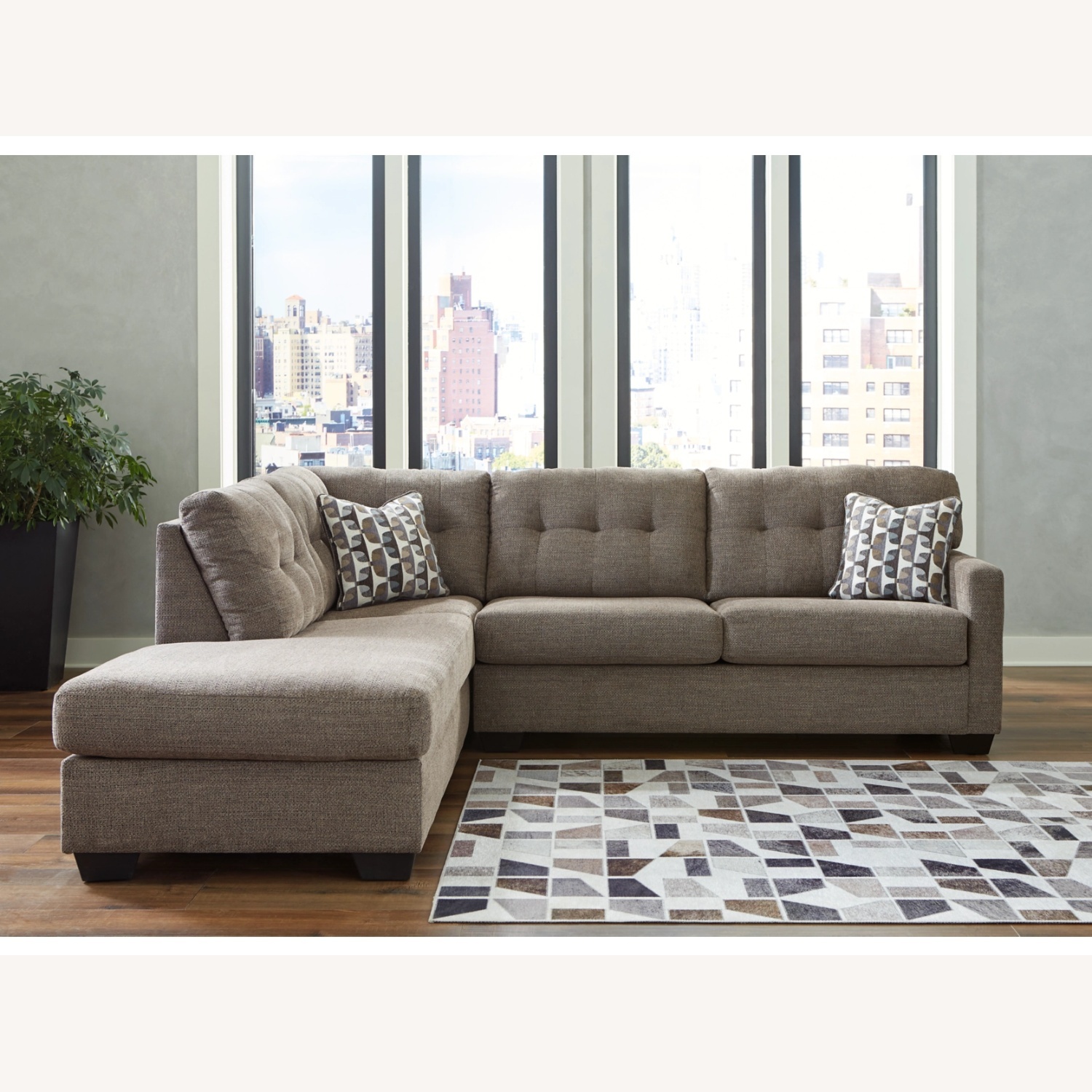 Ashley Furniture Comfy Grey Couch  - image-6