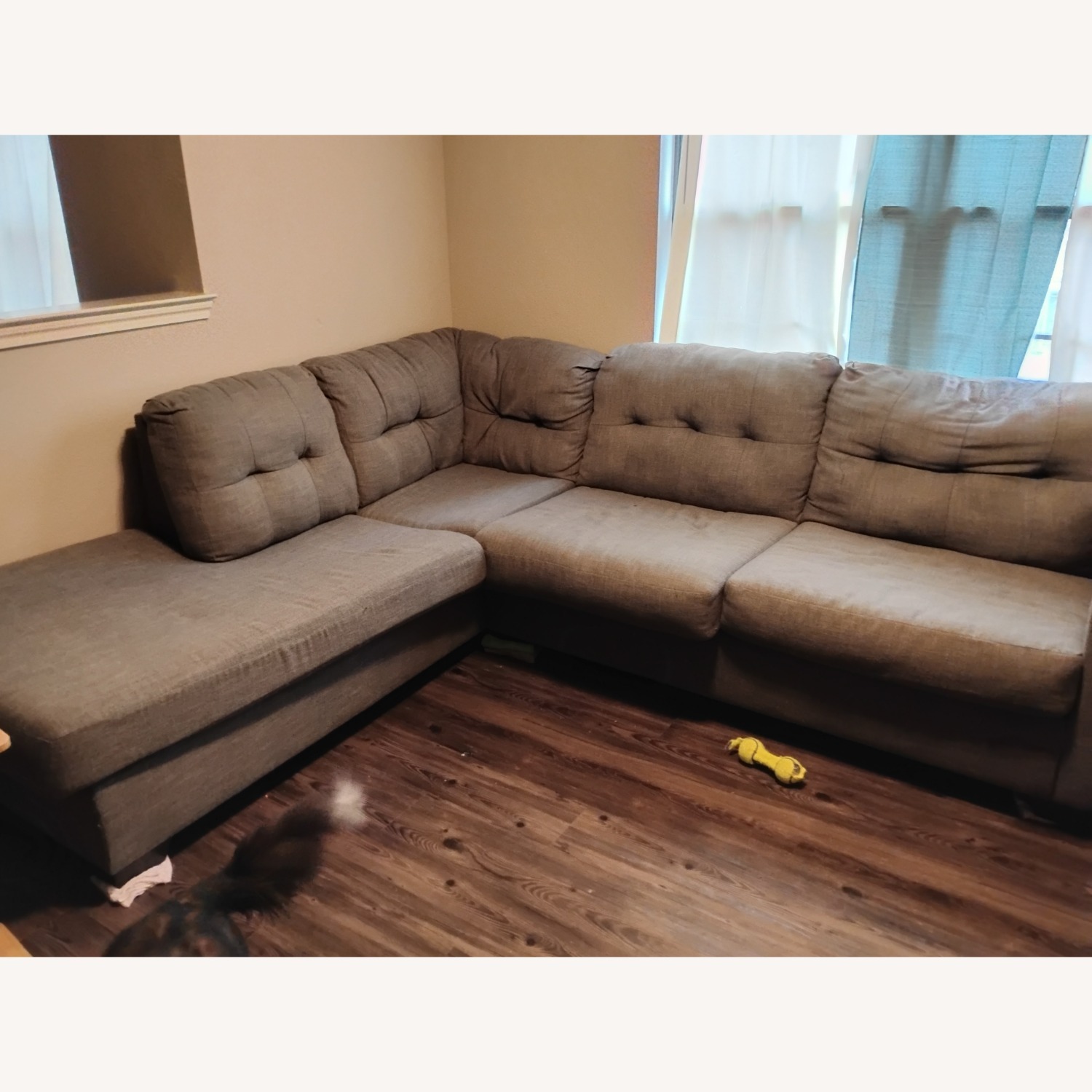 Ashley Furniture Comfy Grey Couch  - image-1