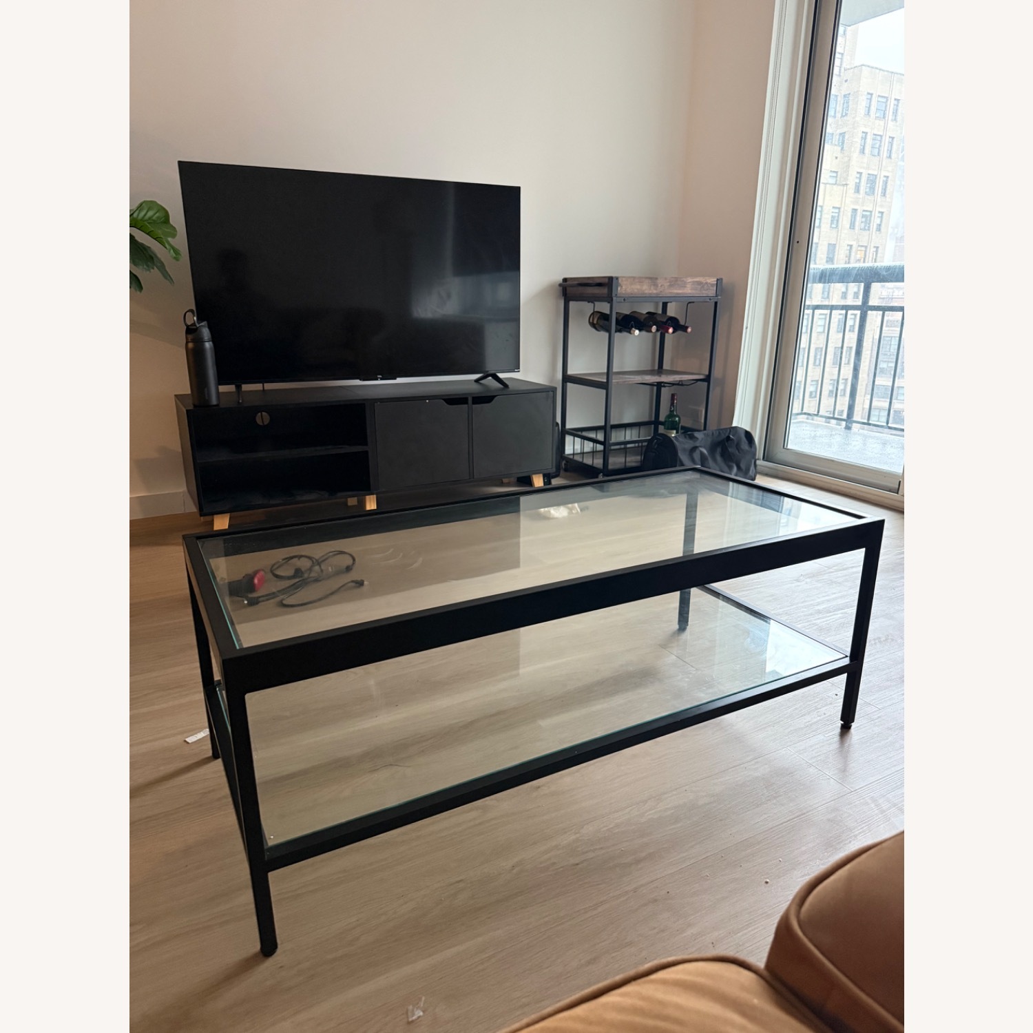 Glass Top Coffee Table - image-2