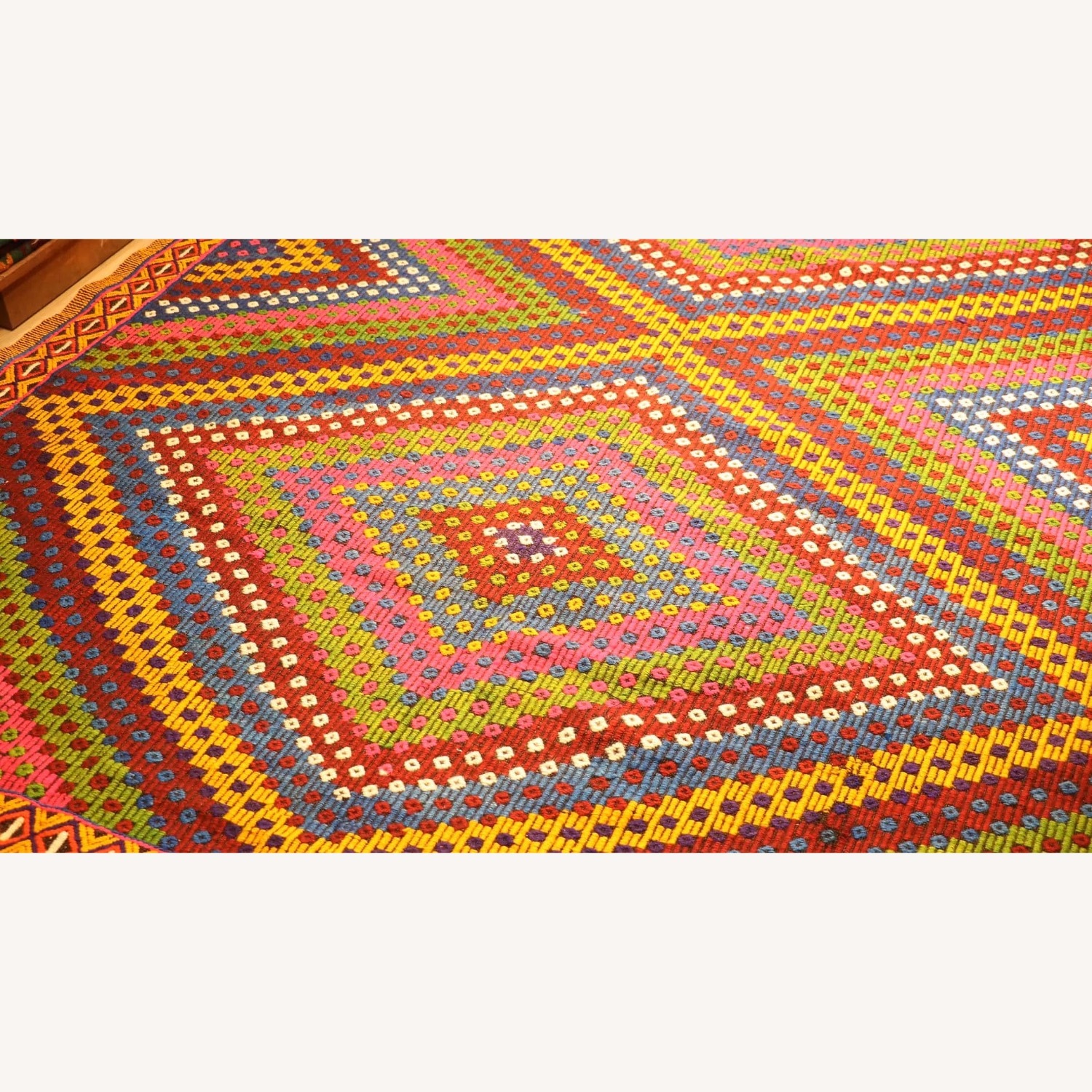 Vintage Turkish Soumak Flat-Weave By Kilim Couture 7X9 - image-3