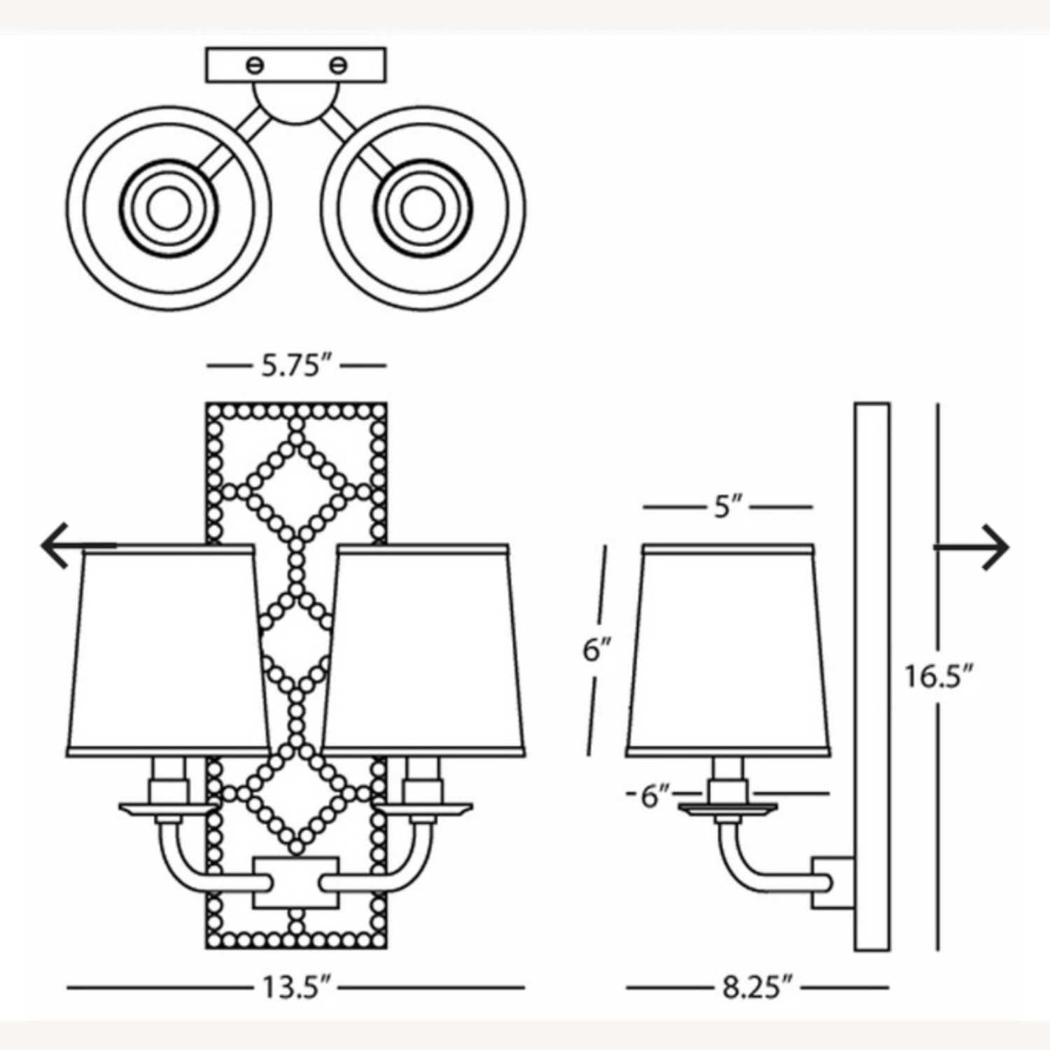 Robert Abbey Williamsburg Lightfoot Sconce - image-2