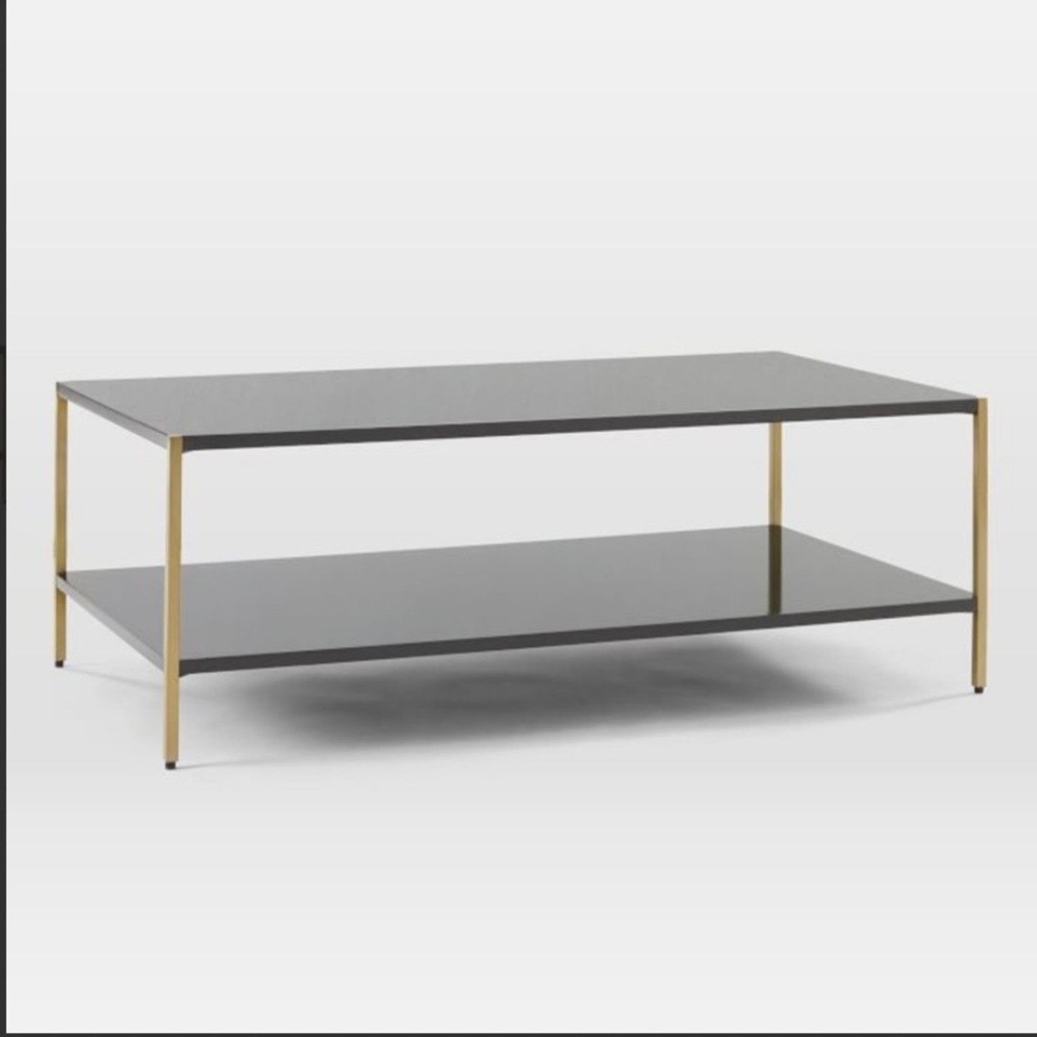 West Elm Zane Coffee Table (Charcoal) - image-1