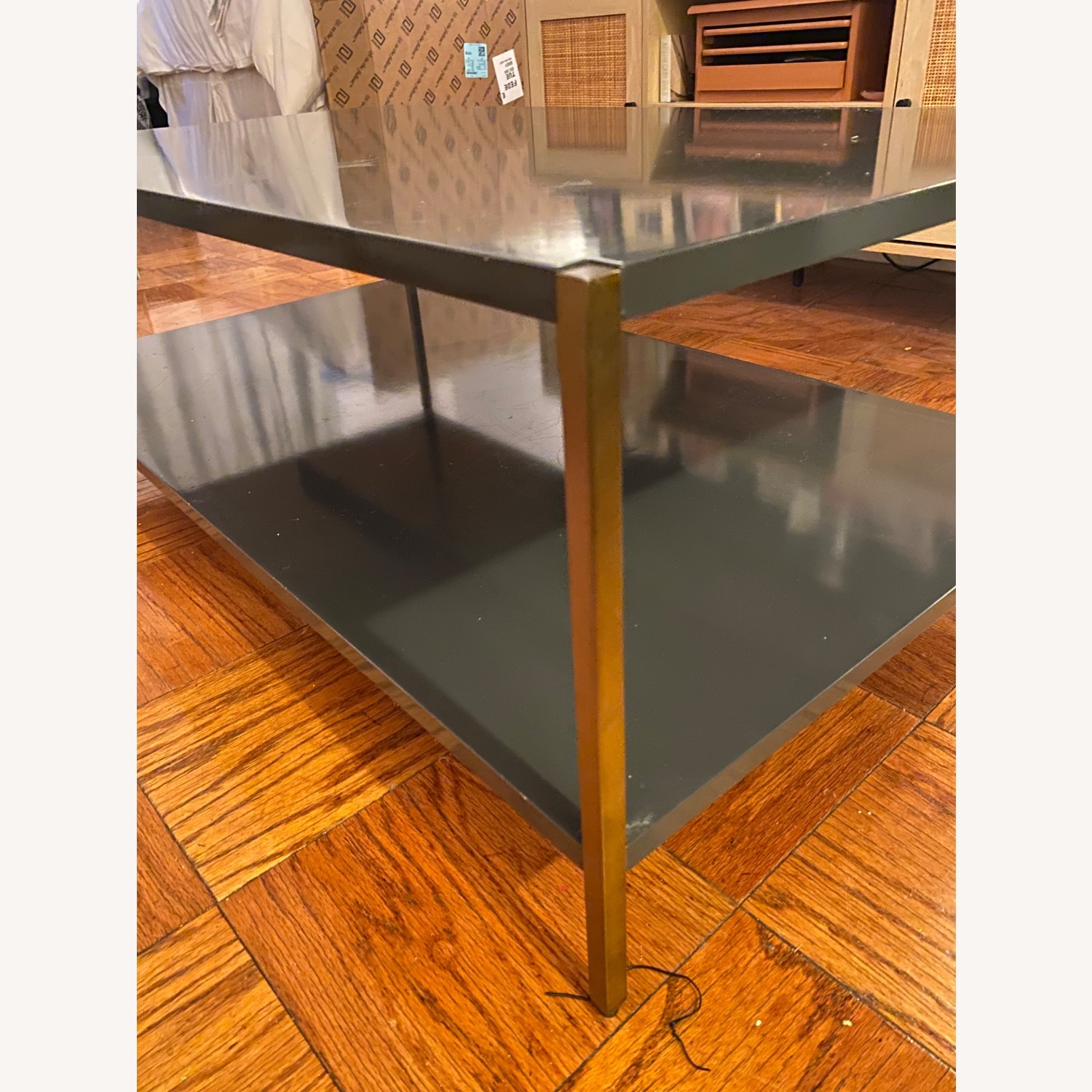 West Elm Zane Coffee Table (Charcoal) - image-3