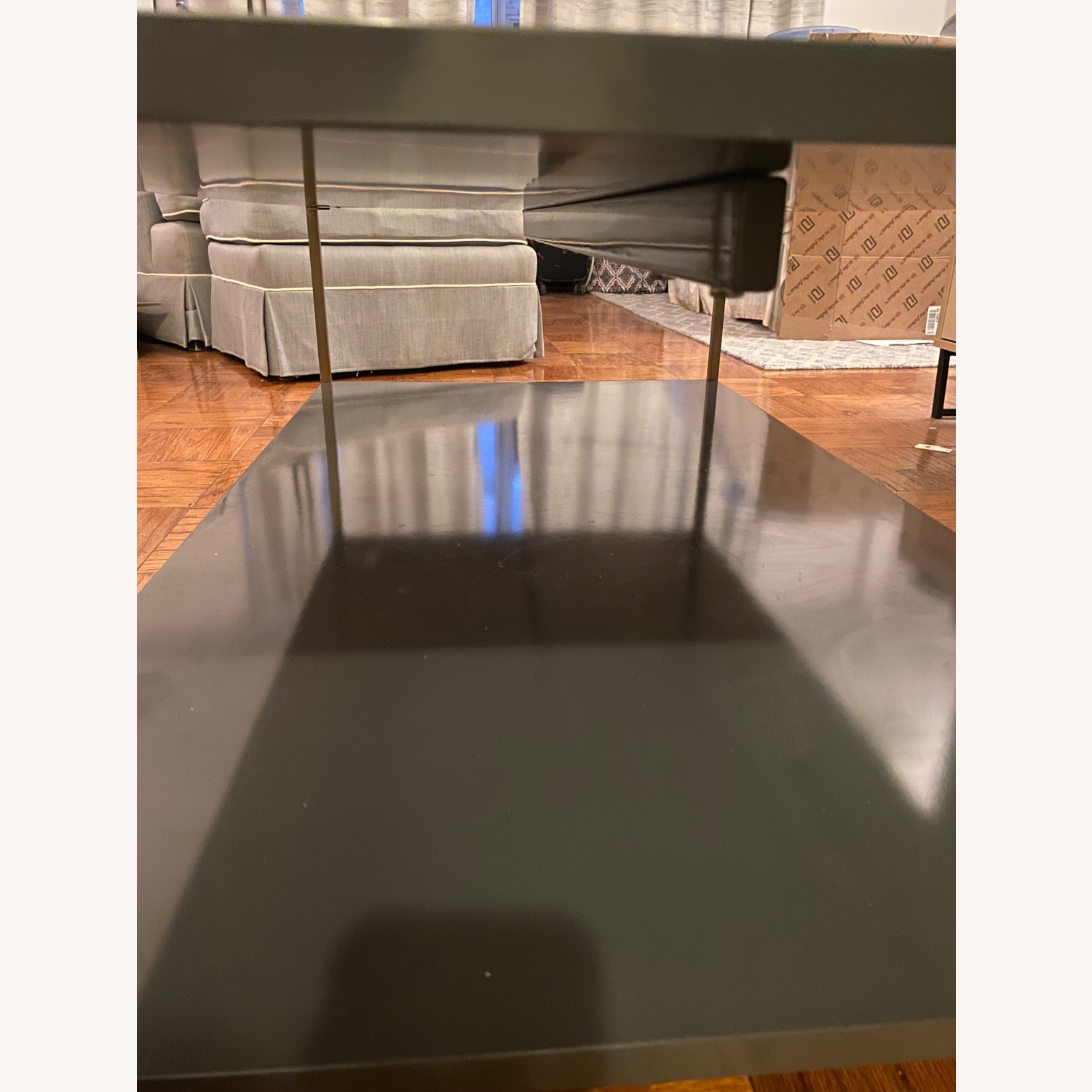 West Elm Zane Coffee Table (Charcoal) - image-6