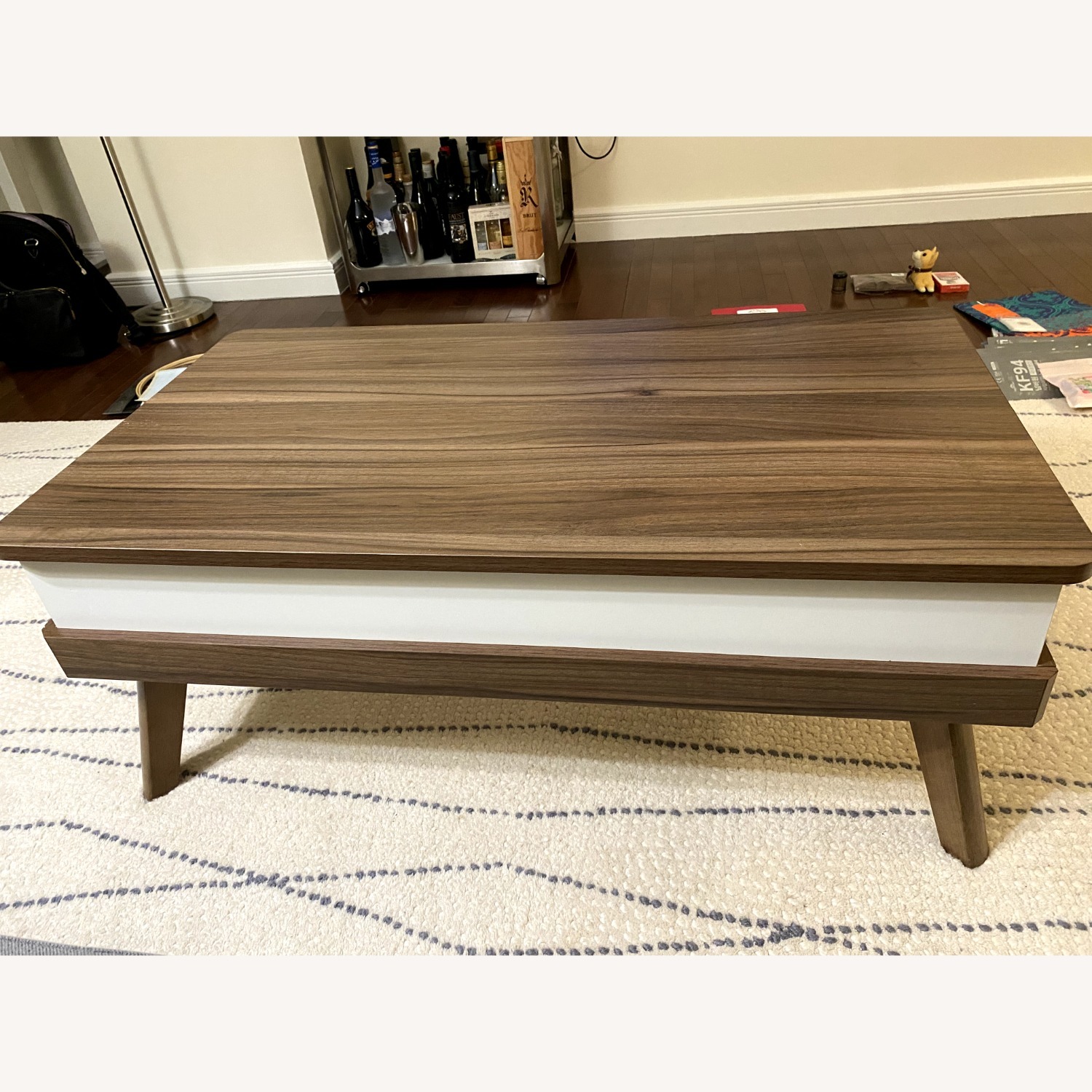 Lift Top Storage Coffee Table - image-4