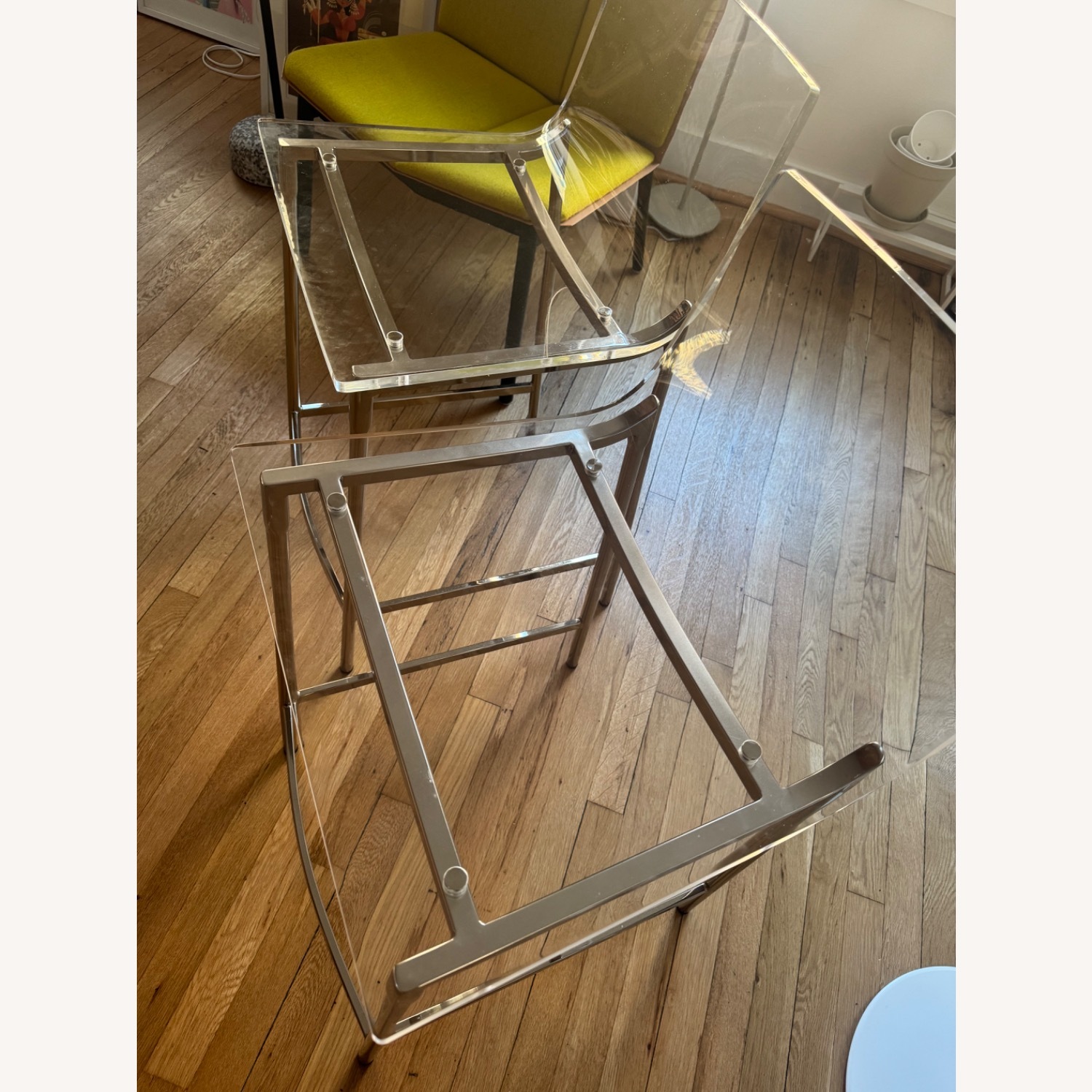 CB2 Clear Acrylic Counter Stools  - image-1