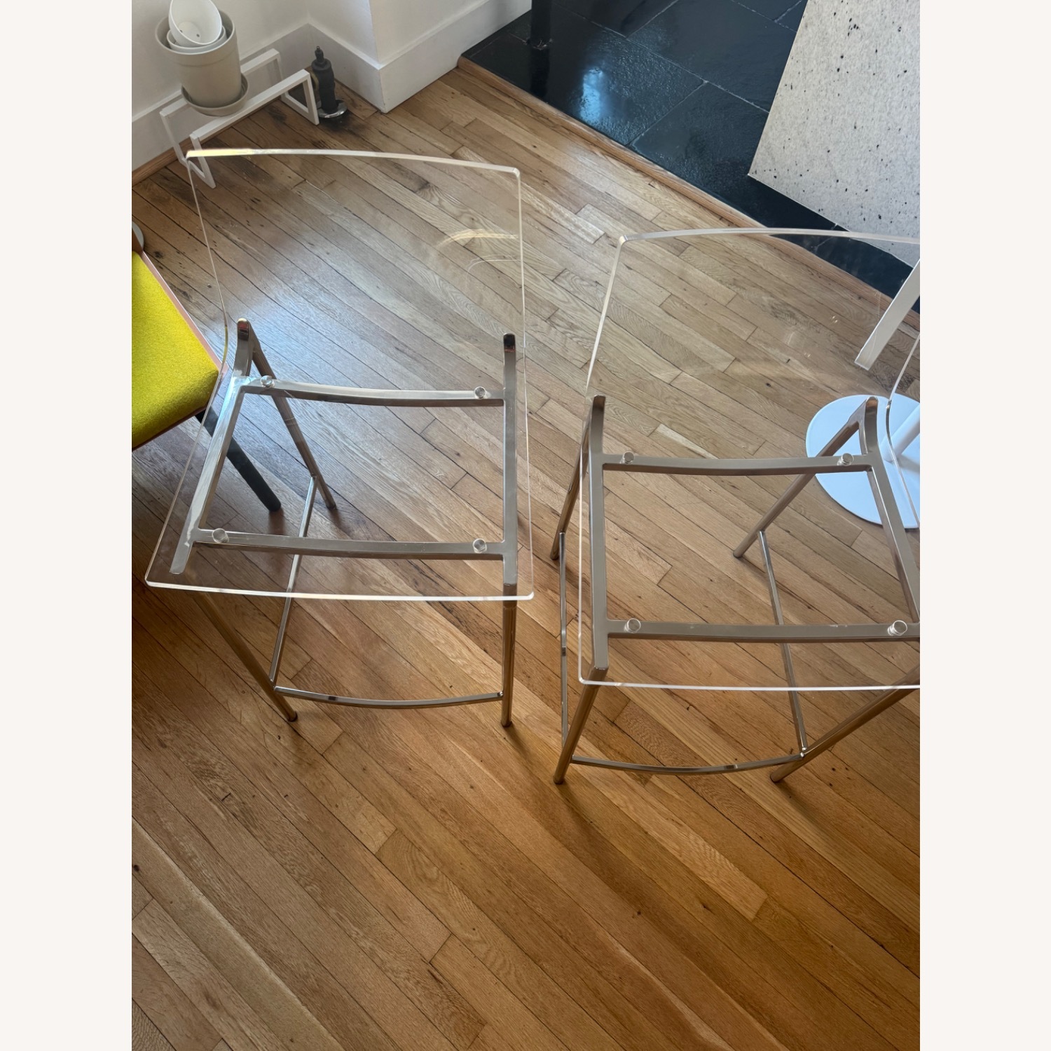 CB2 Clear Acrylic Counter Stools  - image-2
