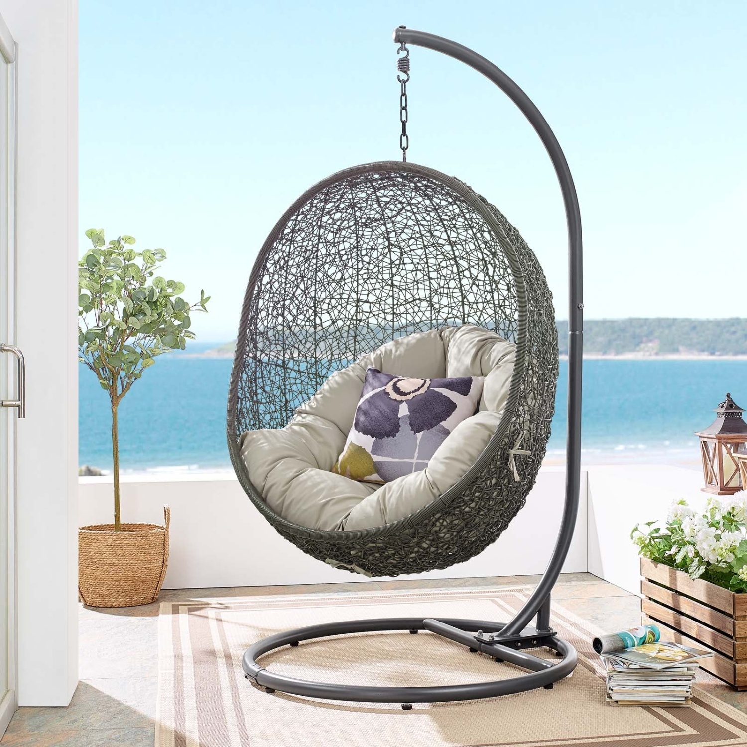 Hide Indoor- Outdoor Swing Chair - image-5