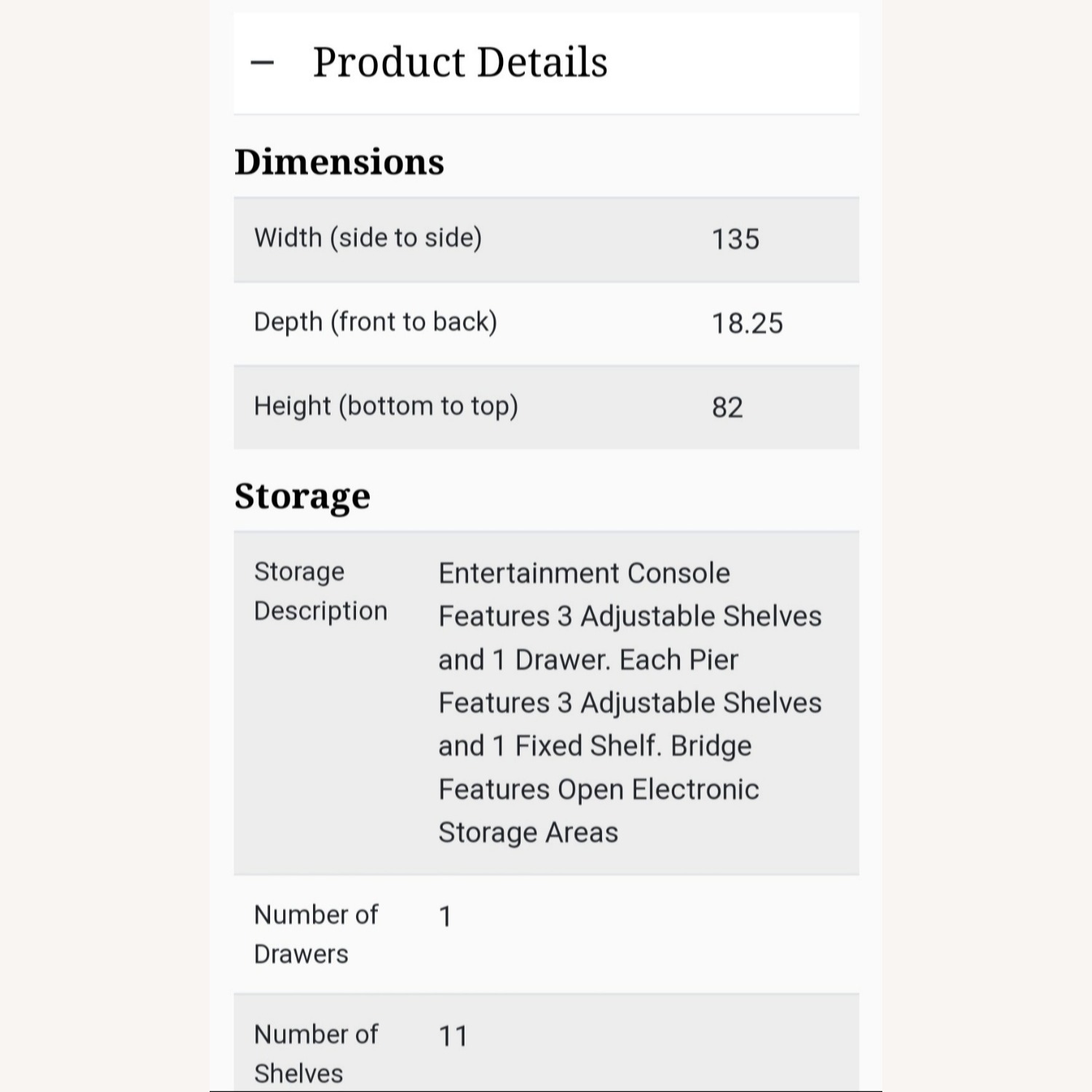 Entertainment Center Wall Unit  - image-7