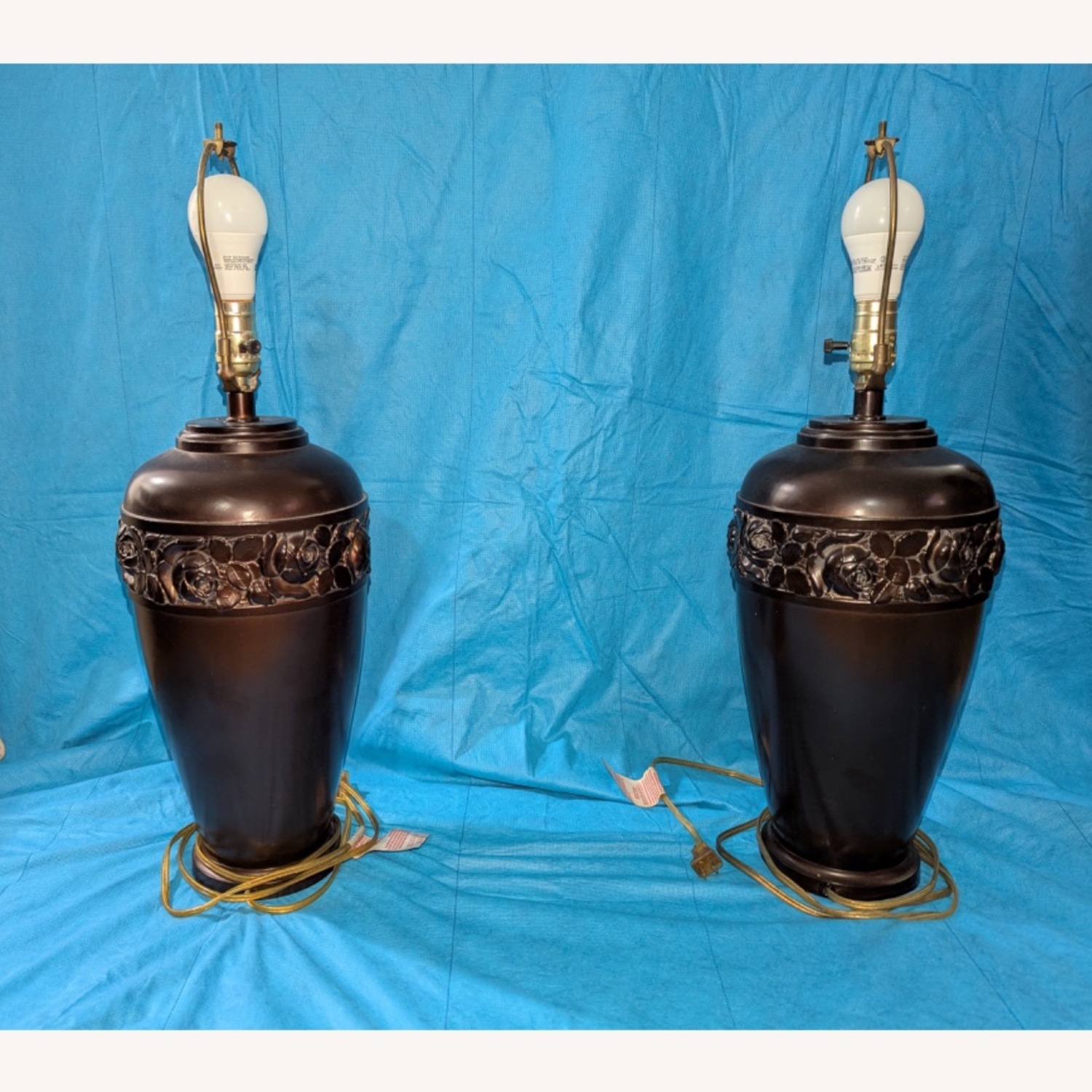 Restoration Hardware Art Deco Style Lamps - image-1