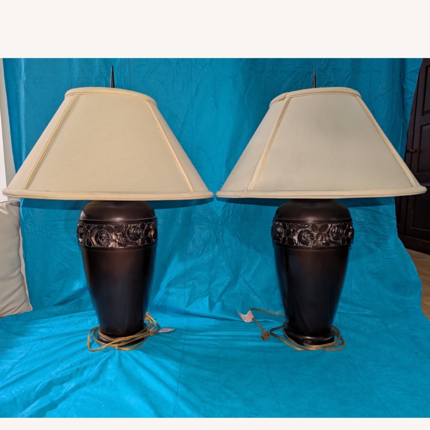 Restoration Hardware Art Deco Style Lamps - image-0