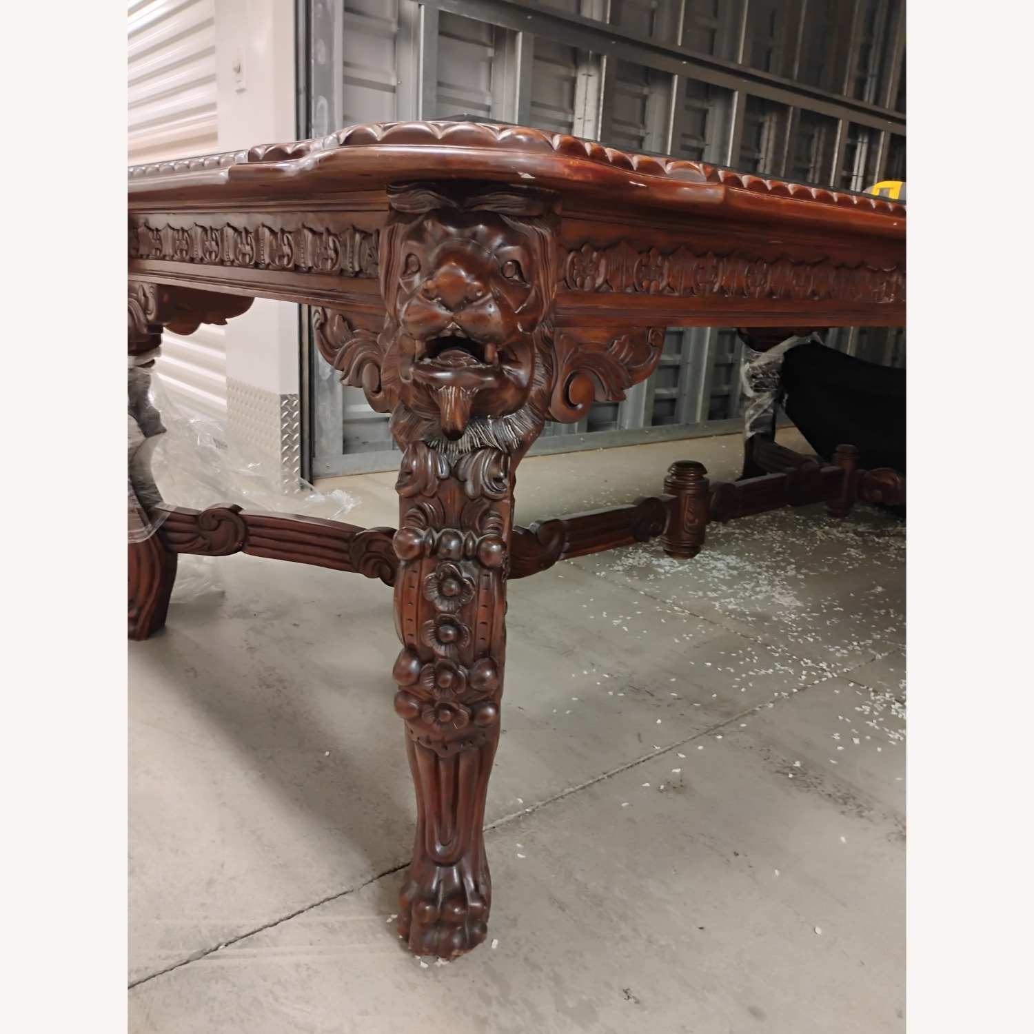 Mahogany Gothic Dining or Conference Table - image-5