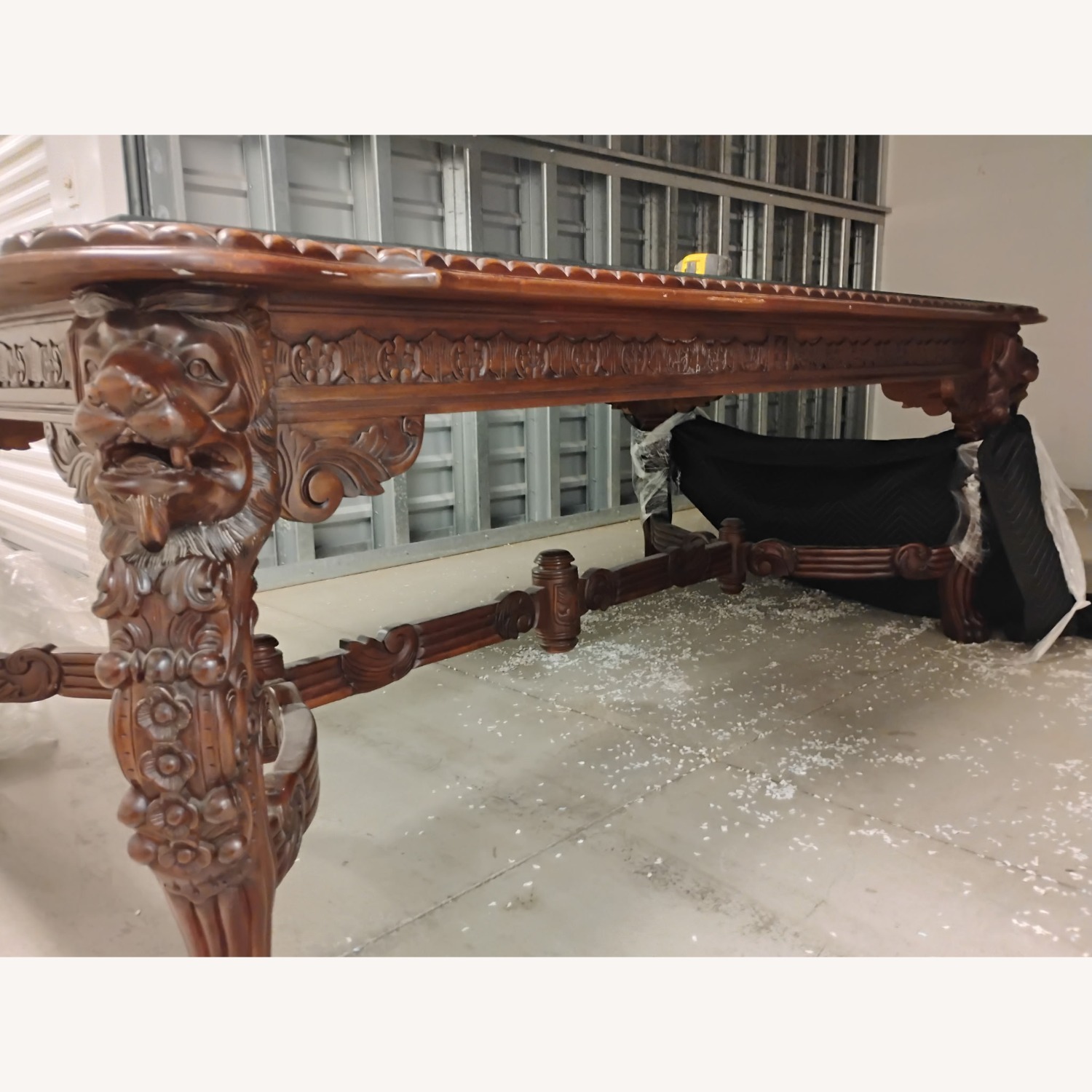 Mahogany Gothic Dining or Conference Table - image-3