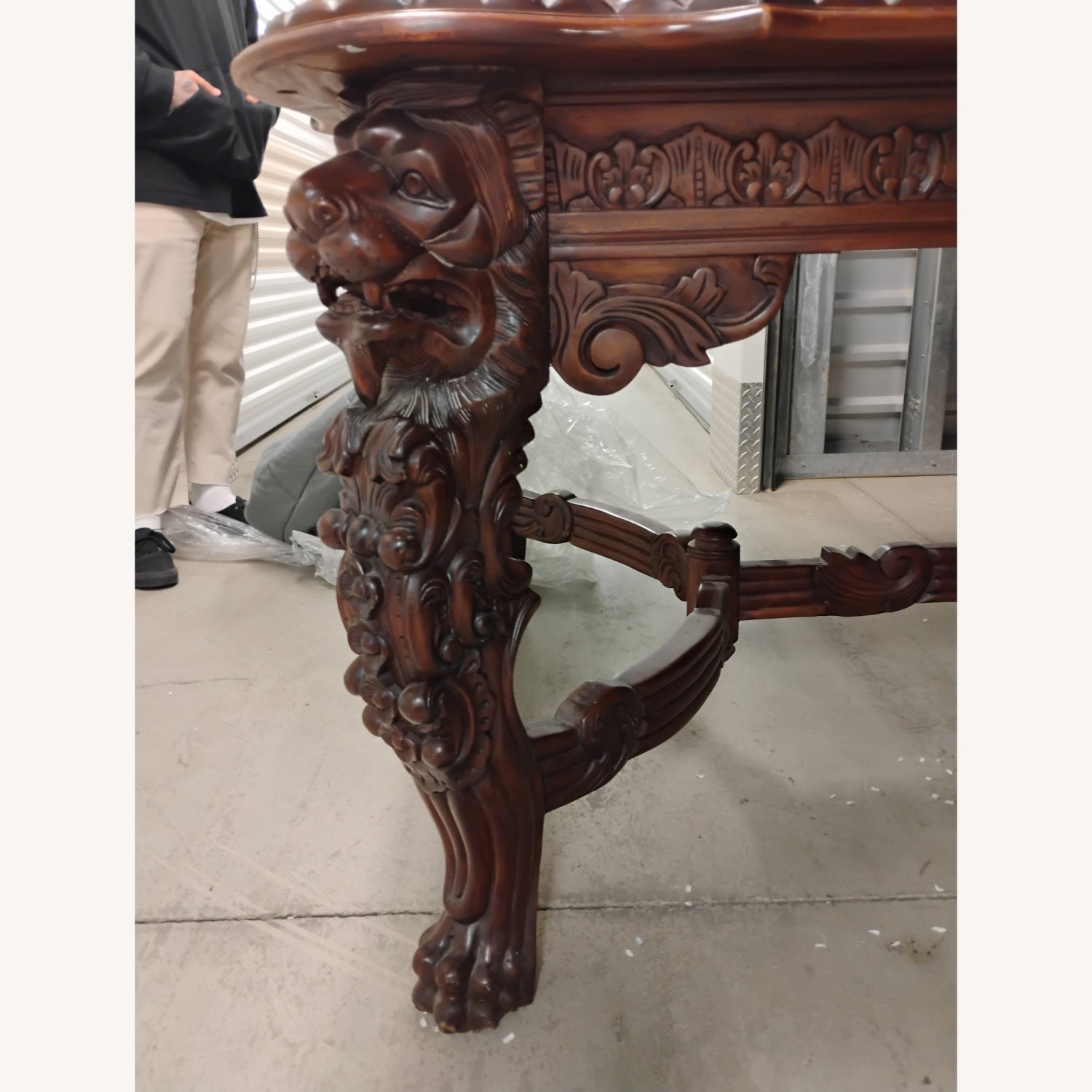 Mahogany Gothic Dining or Conference Table - image-6