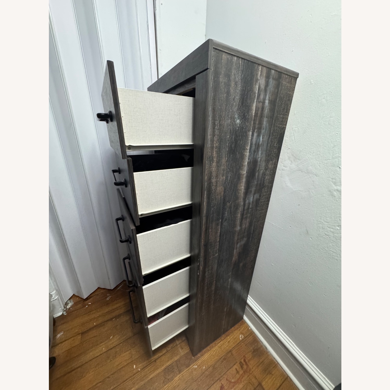 Raymour & Flanigan Luna Narrow Chest Rustic Brown - image-3