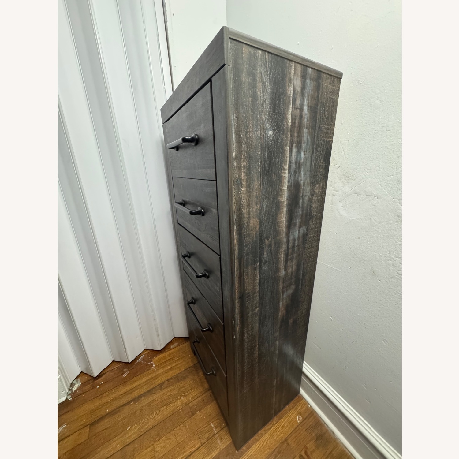 Raymour & Flanigan Luna Narrow Chest Rustic Brown - image-1
