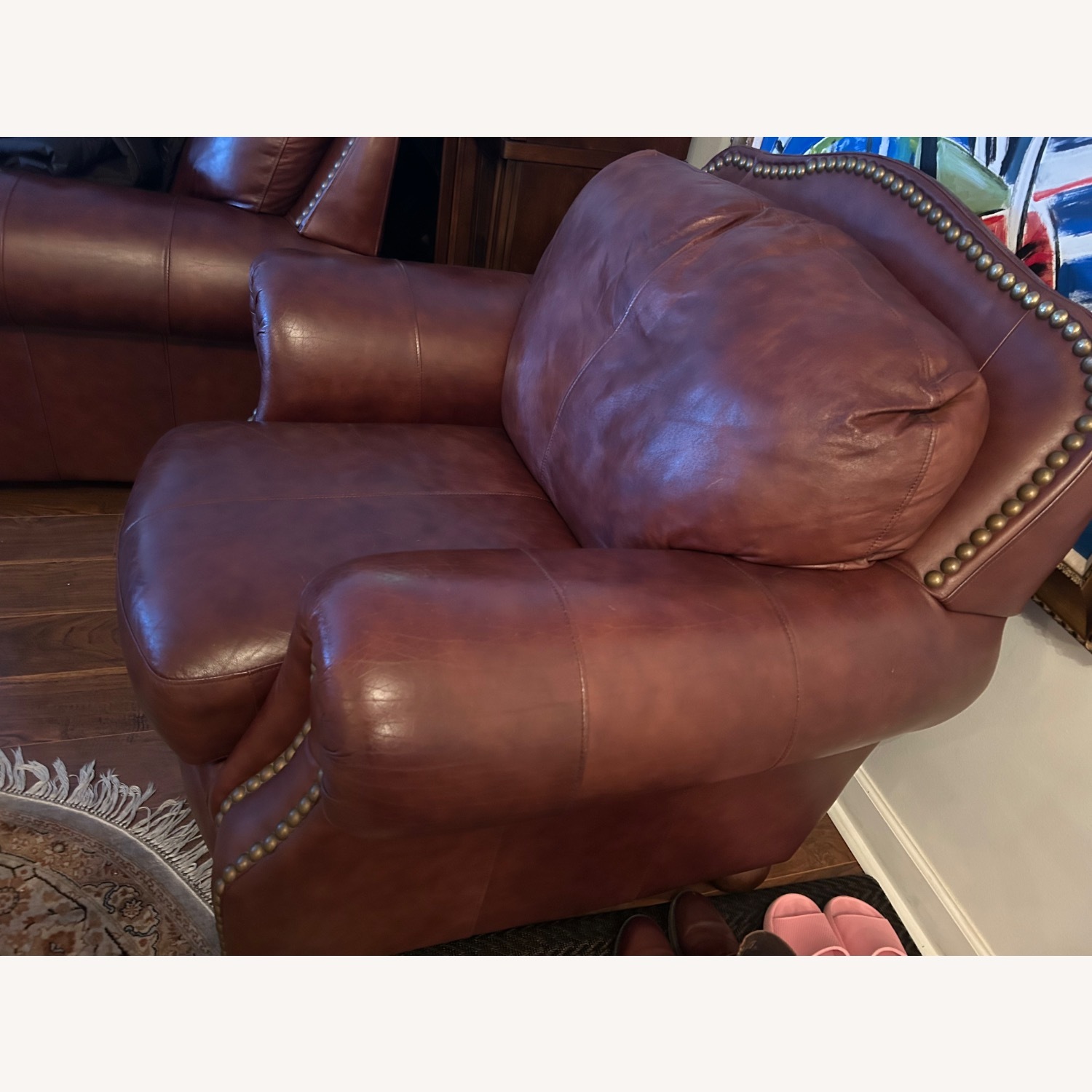 Harlem Furniture Leather Chair - image-1
