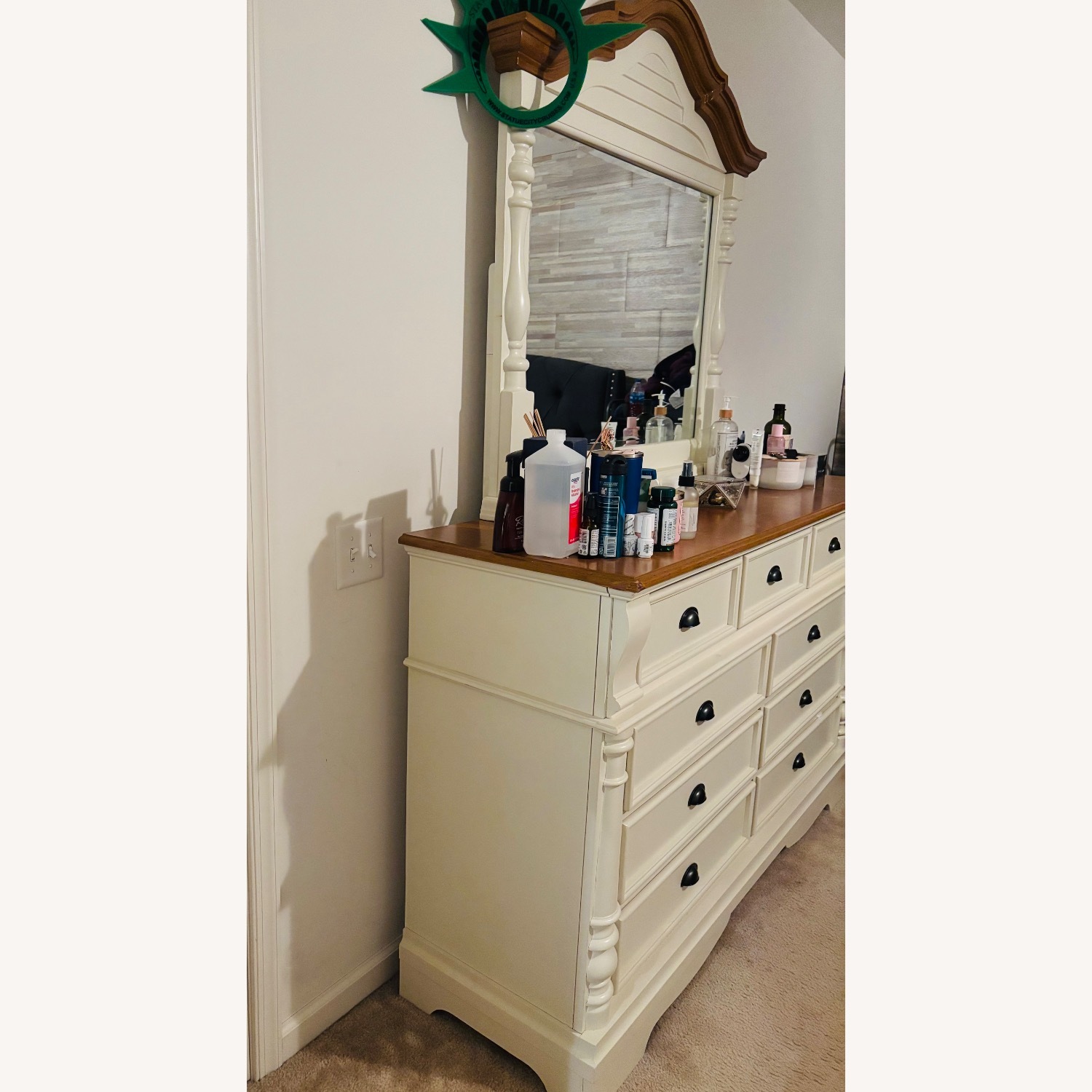 Coaster Oleta Cottage 9-Drawer Dresser with Mirror - image-3