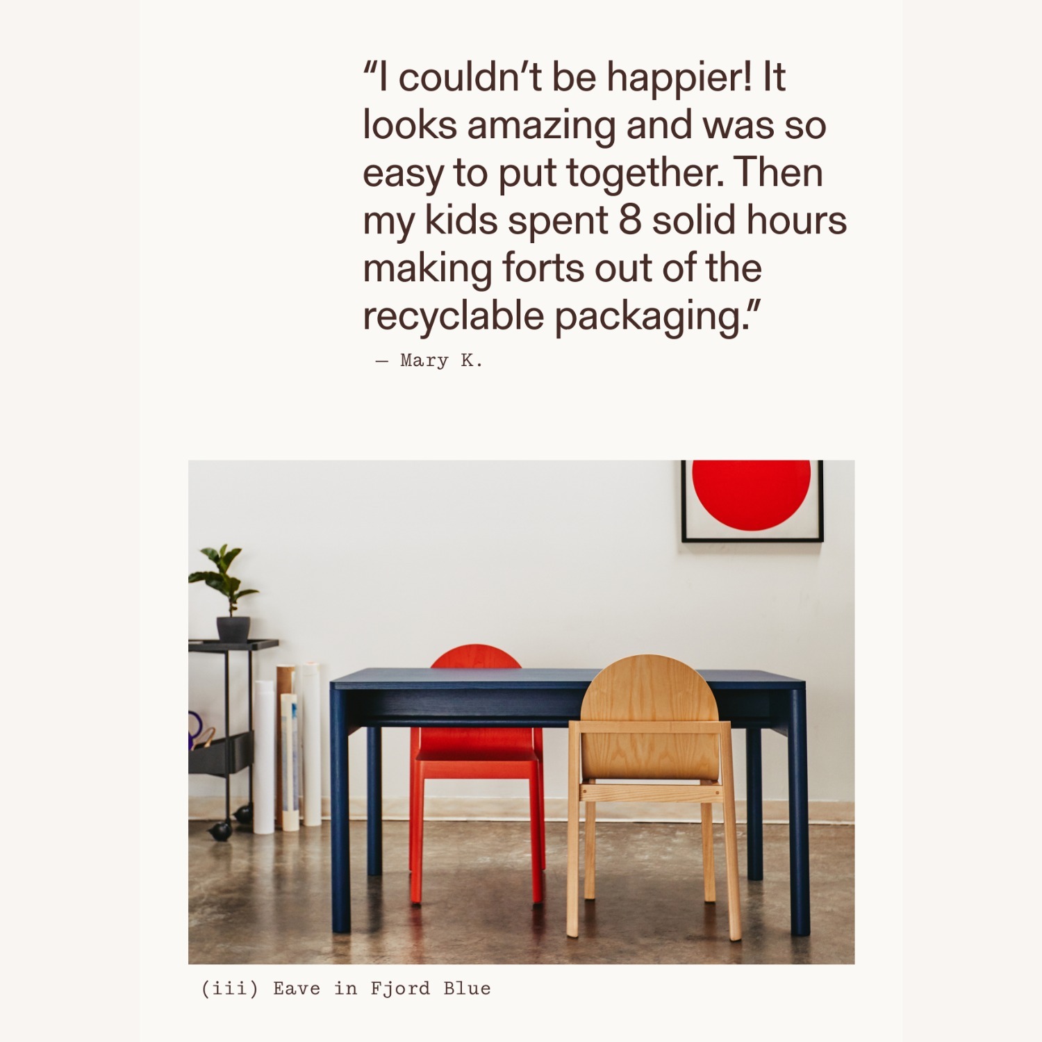 Dims Fjord Blue Desk - image-1