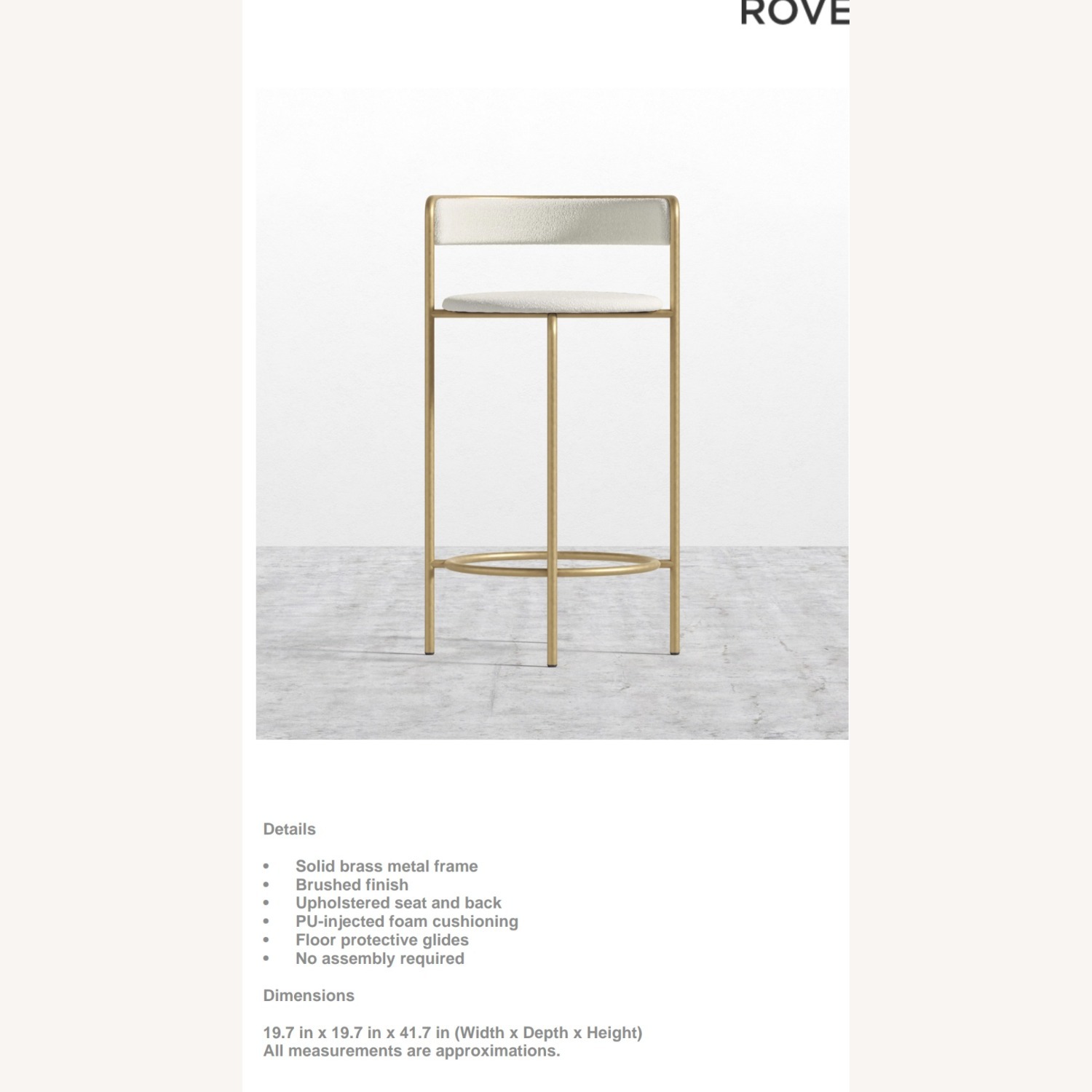 Rove Concept Ava Bar Countertop Stools, Set of 3 - image-10