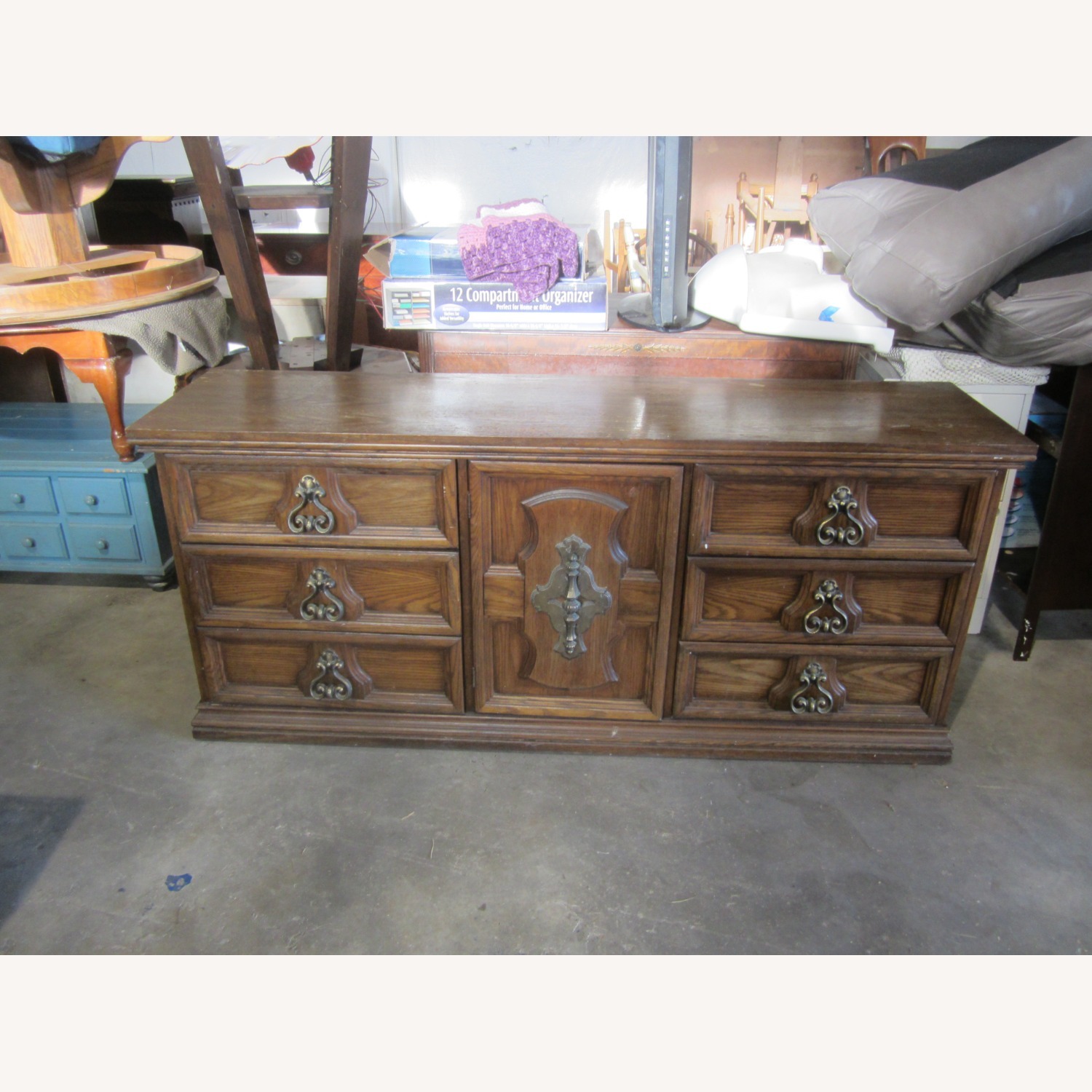 Solid Wood Vintage Dresser/Buffet - image-1