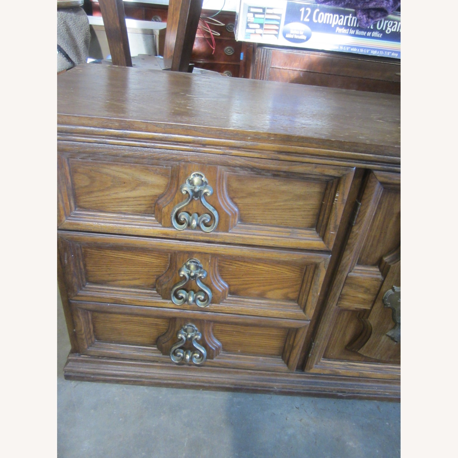 Solid Wood Vintage Dresser/Buffet - image-2