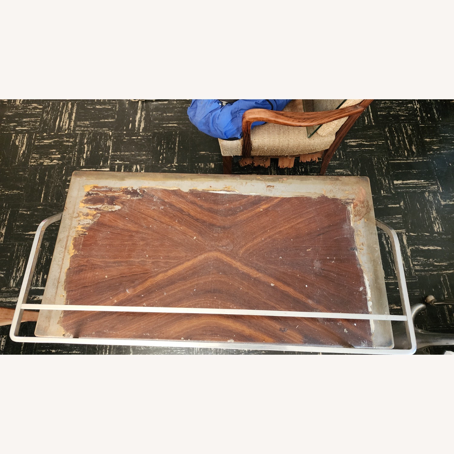 Antique Industrial Cabinet/Bar - image-5