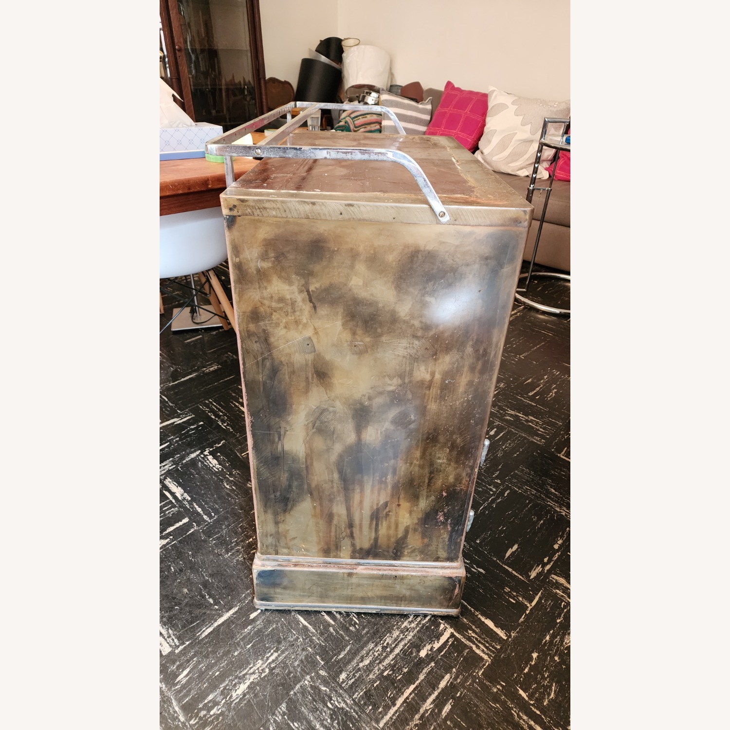 Antique Industrial Cabinet/Bar - image-2