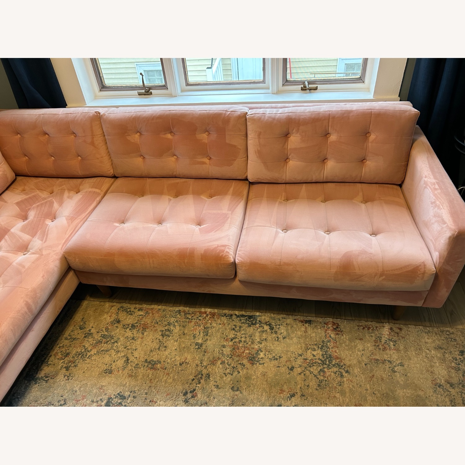 Joybird Eliot Royale Blush Sofa - image-5