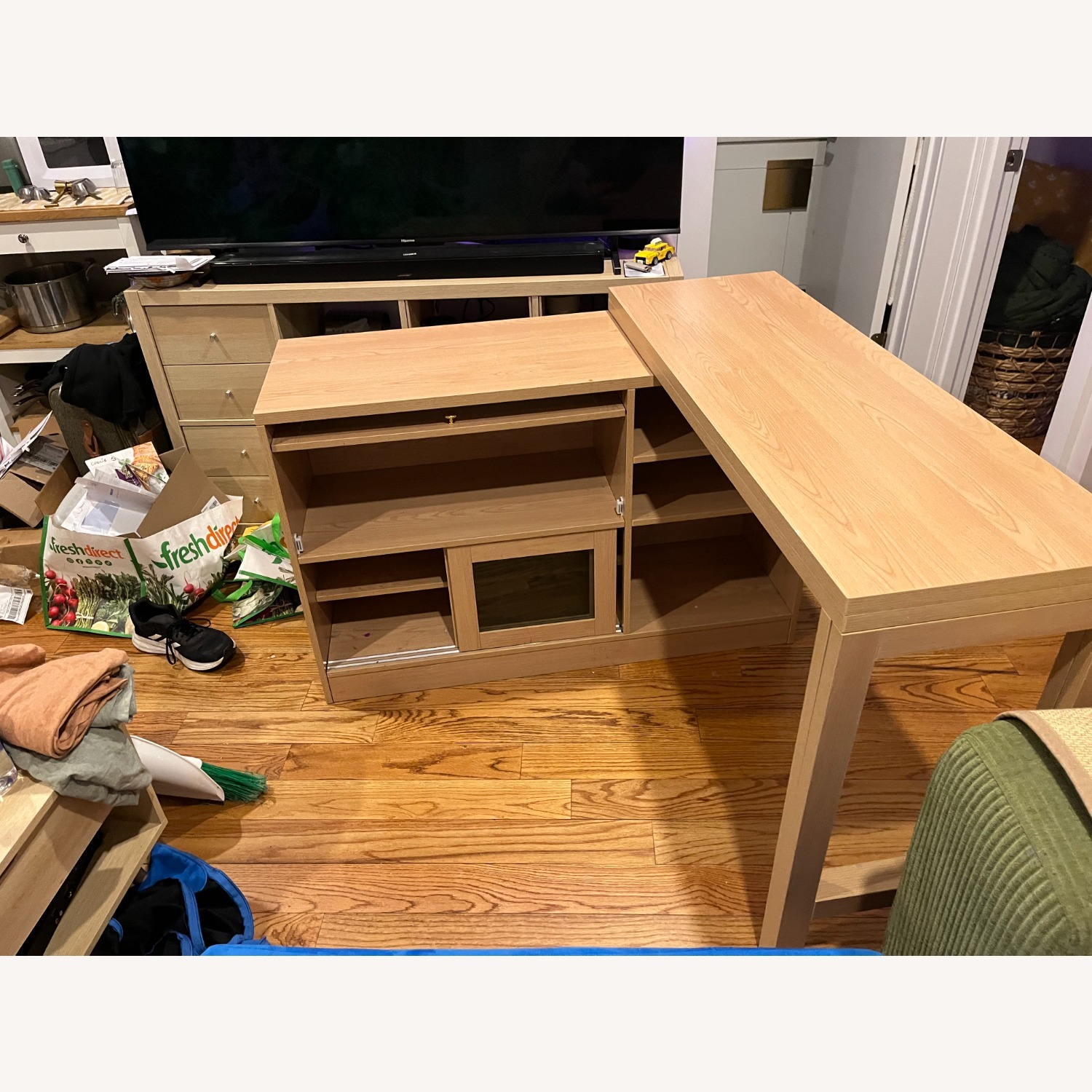 Kitchen Storage with Fold out Table - image-3