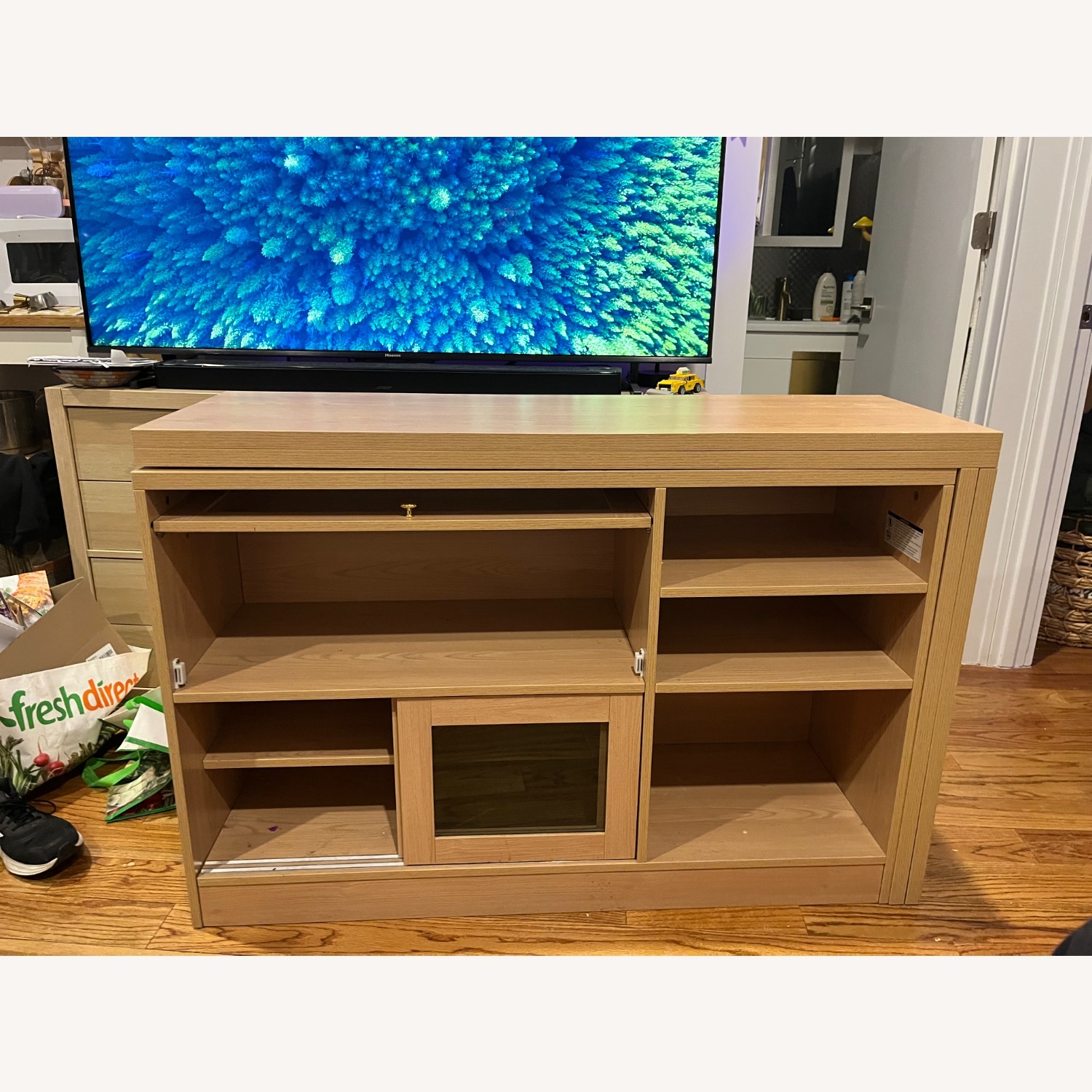 Kitchen Storage with Fold out Table - image-2