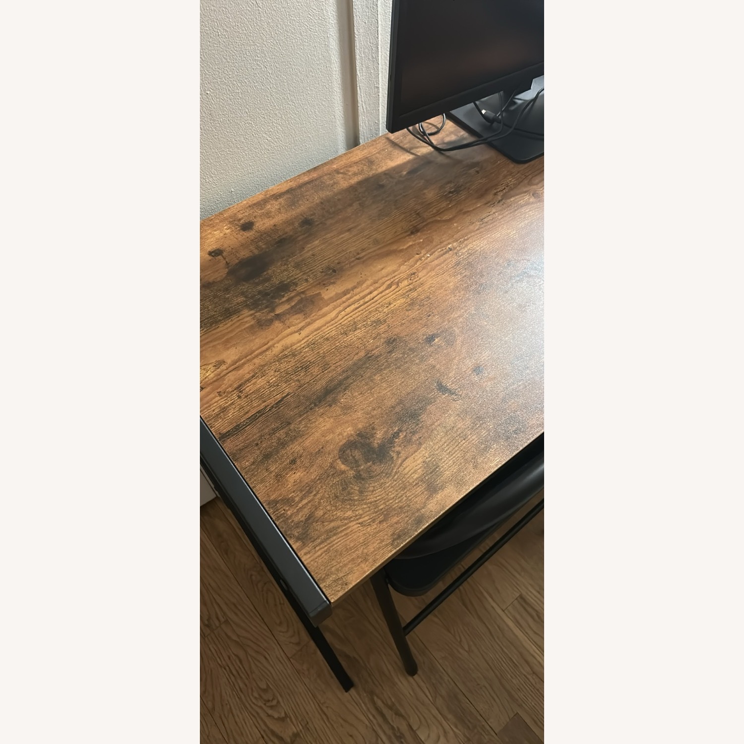 Wood and Metal Table - image-3