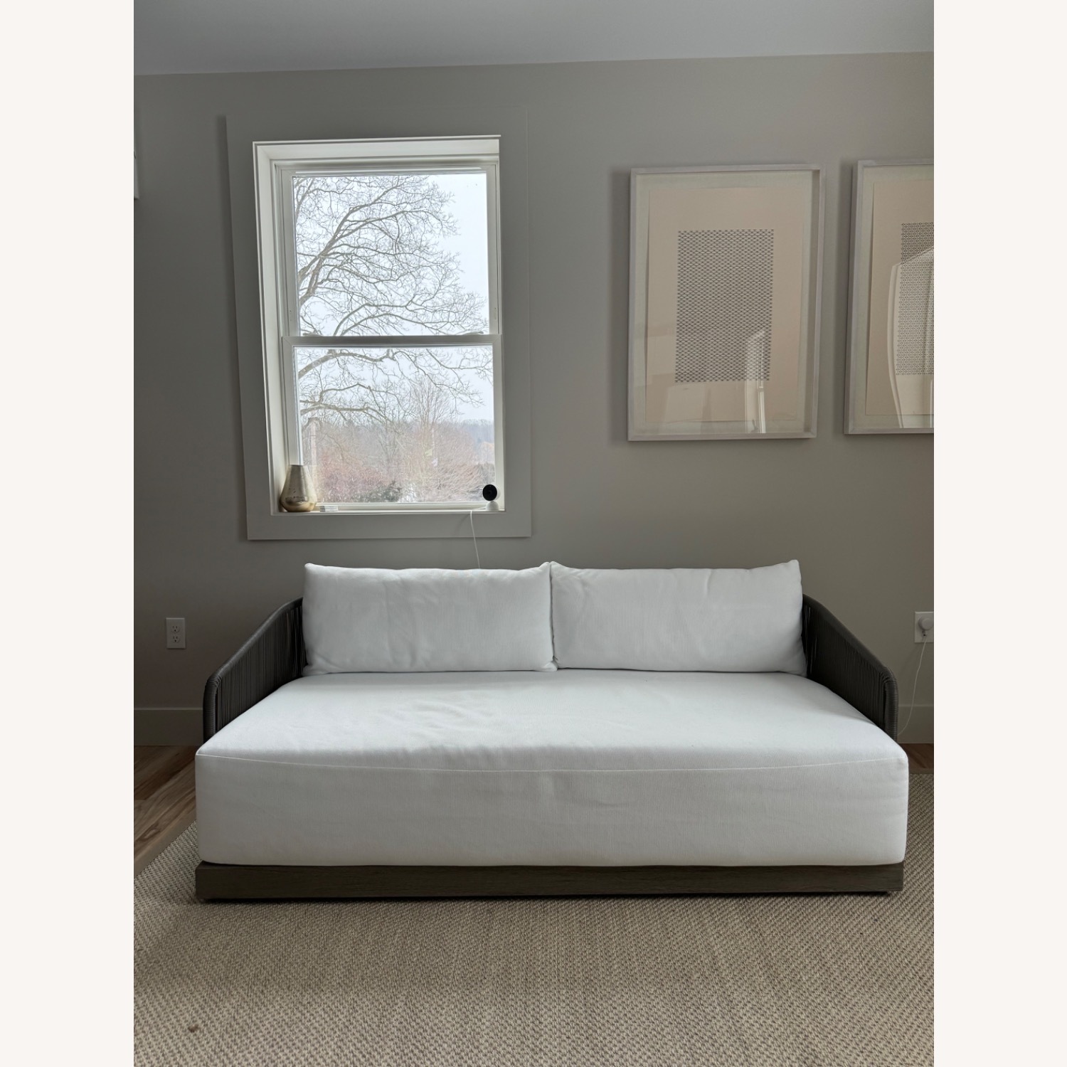 Restoration Hardware Havana Sofa - White - image-1
