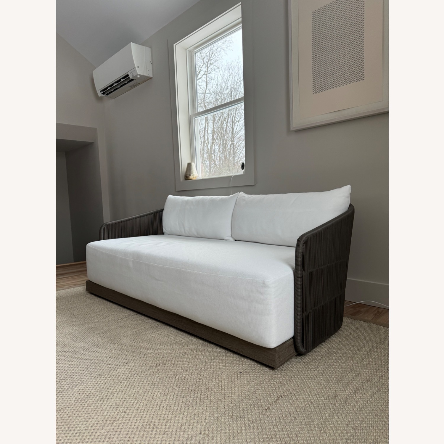 Restoration Hardware Havana Sofa - White - image-3