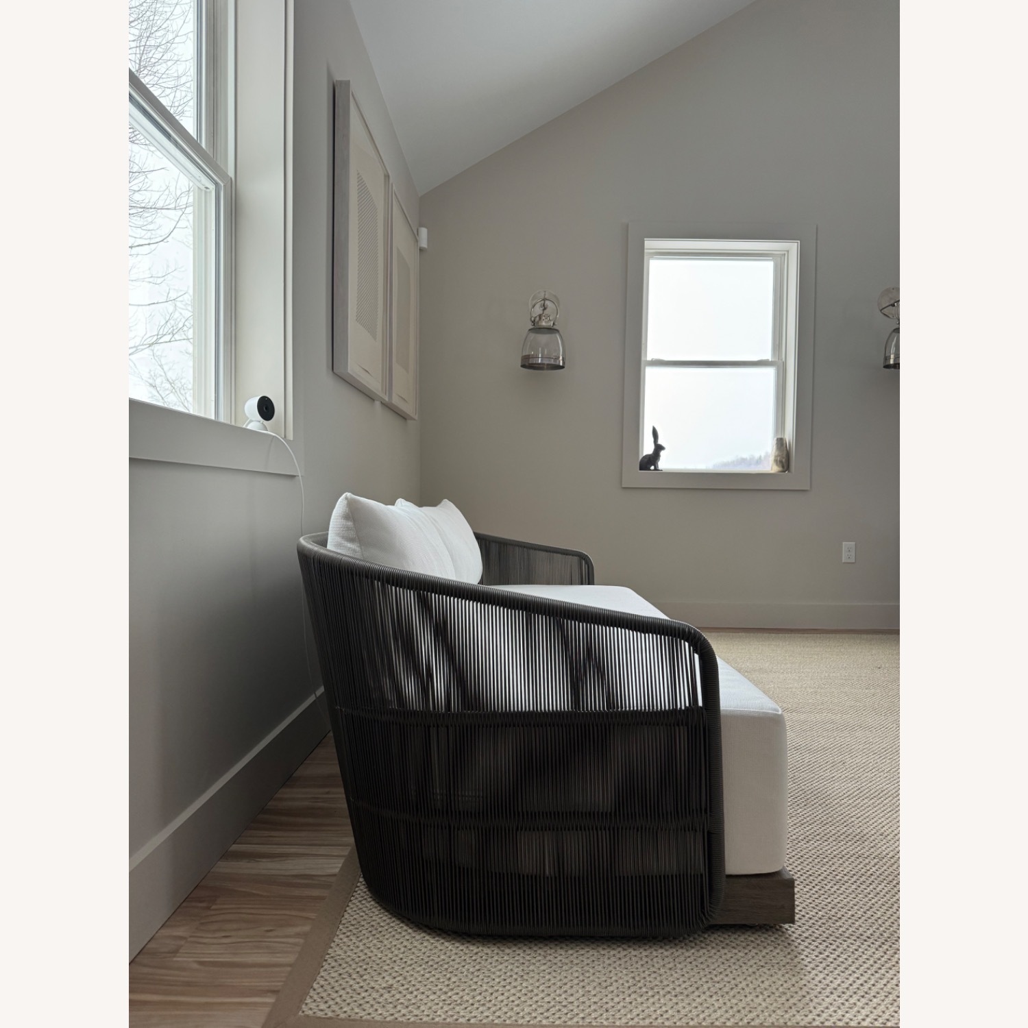 Restoration Hardware Havana Sofa - White - image-5