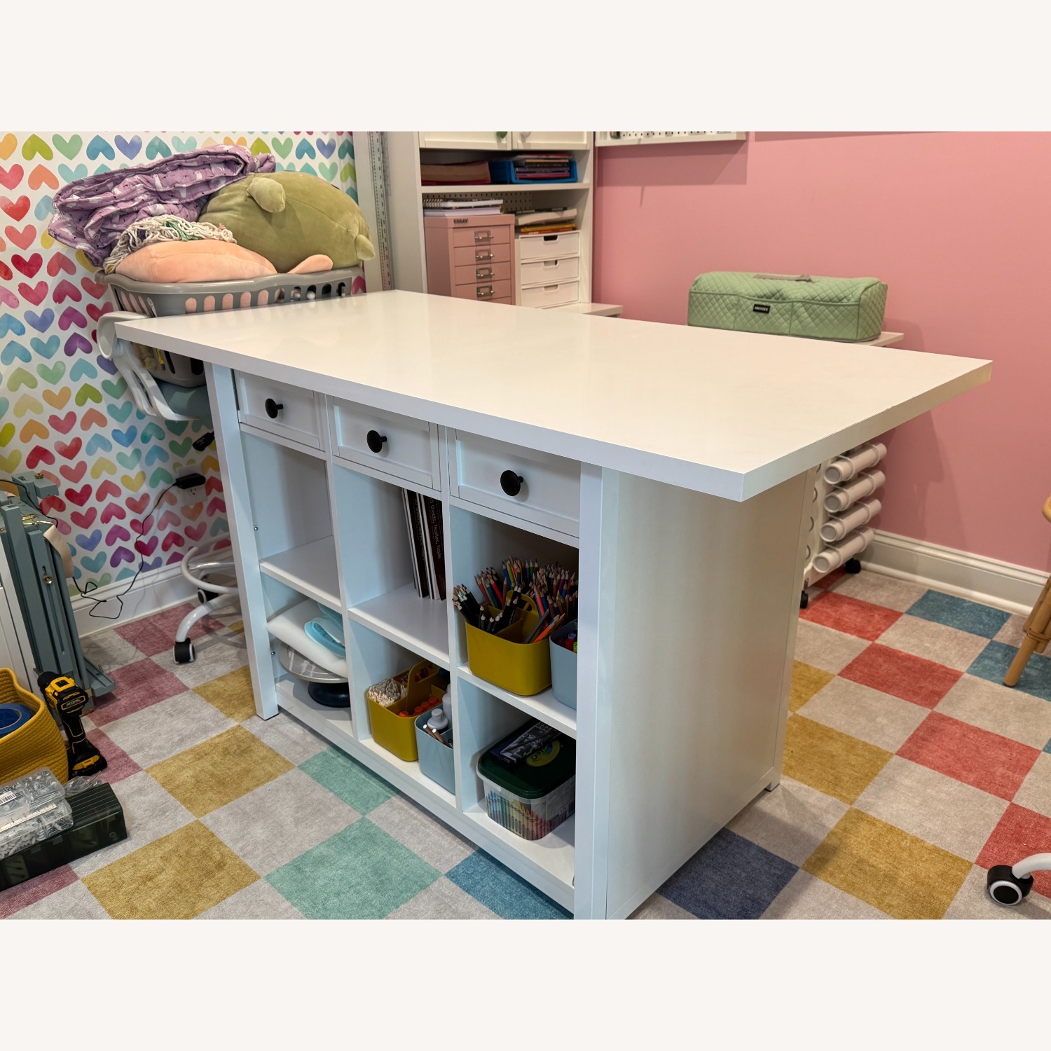 Sauder Craft Pro Series Crafting Table - image-1