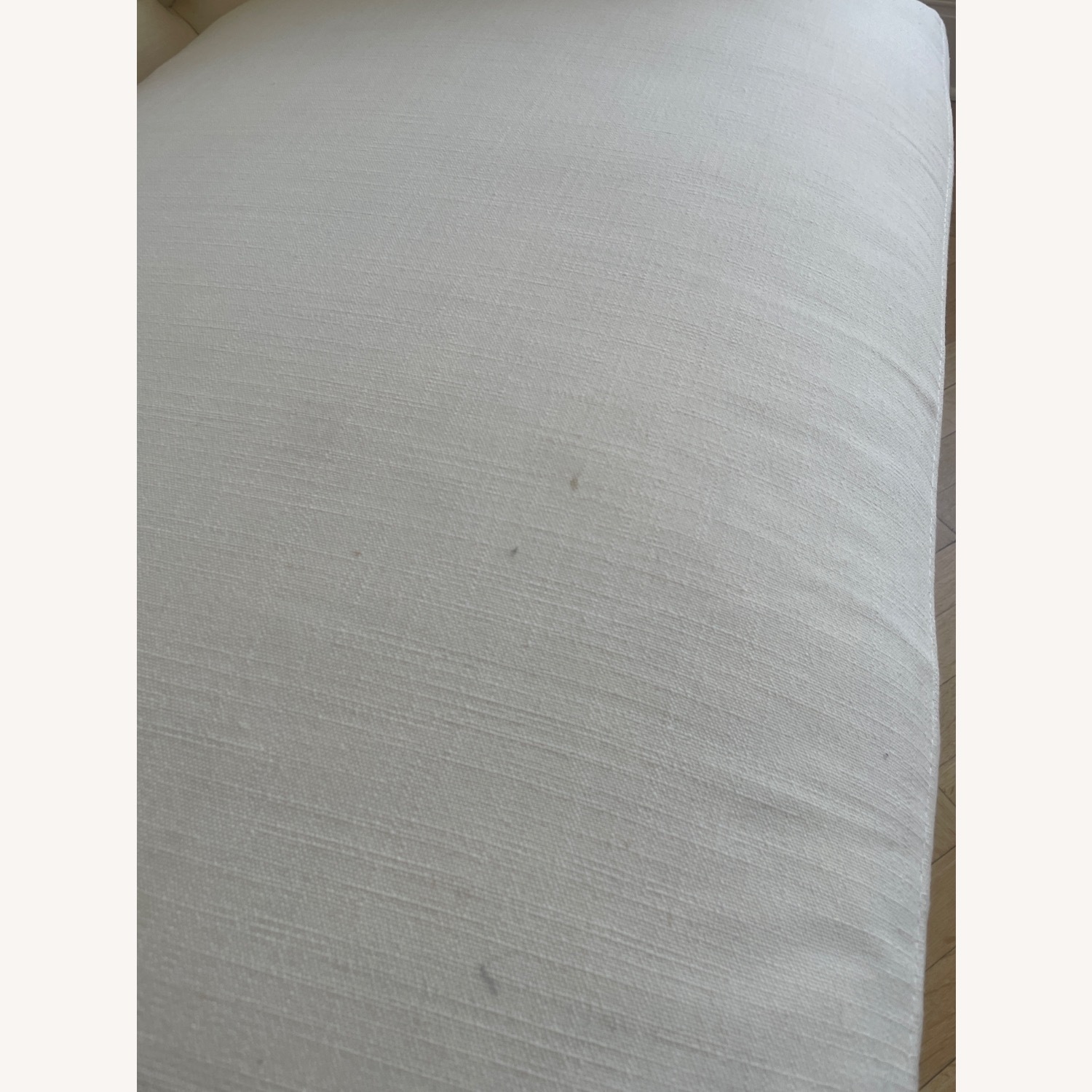 Anthropologie Ivory Linen Sofa - image-7