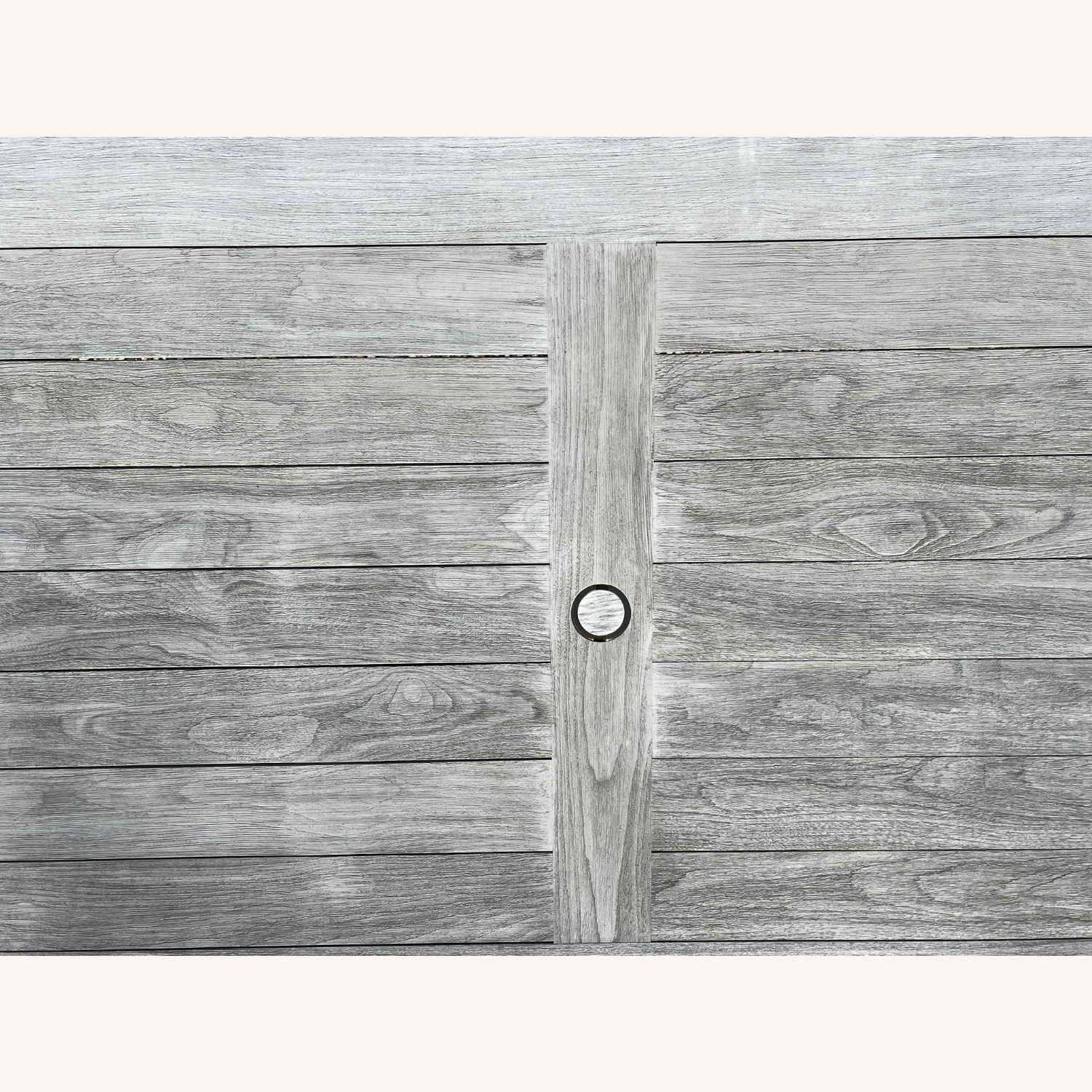 Frontgate Teak Farmhouse Dining Table and Benches - image-5